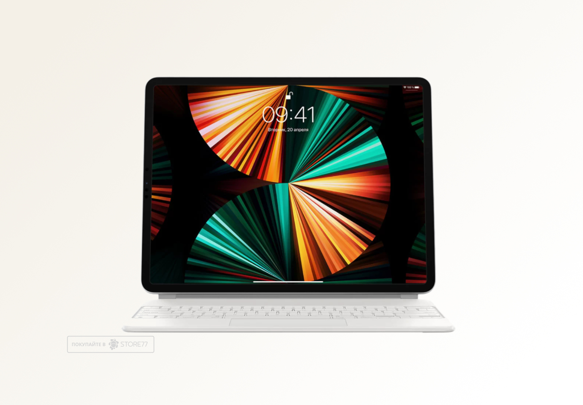 Клавиатура Apple Magic Keyboard для iPad Pro 12.9/iPad Air 13 M2 (Белая)