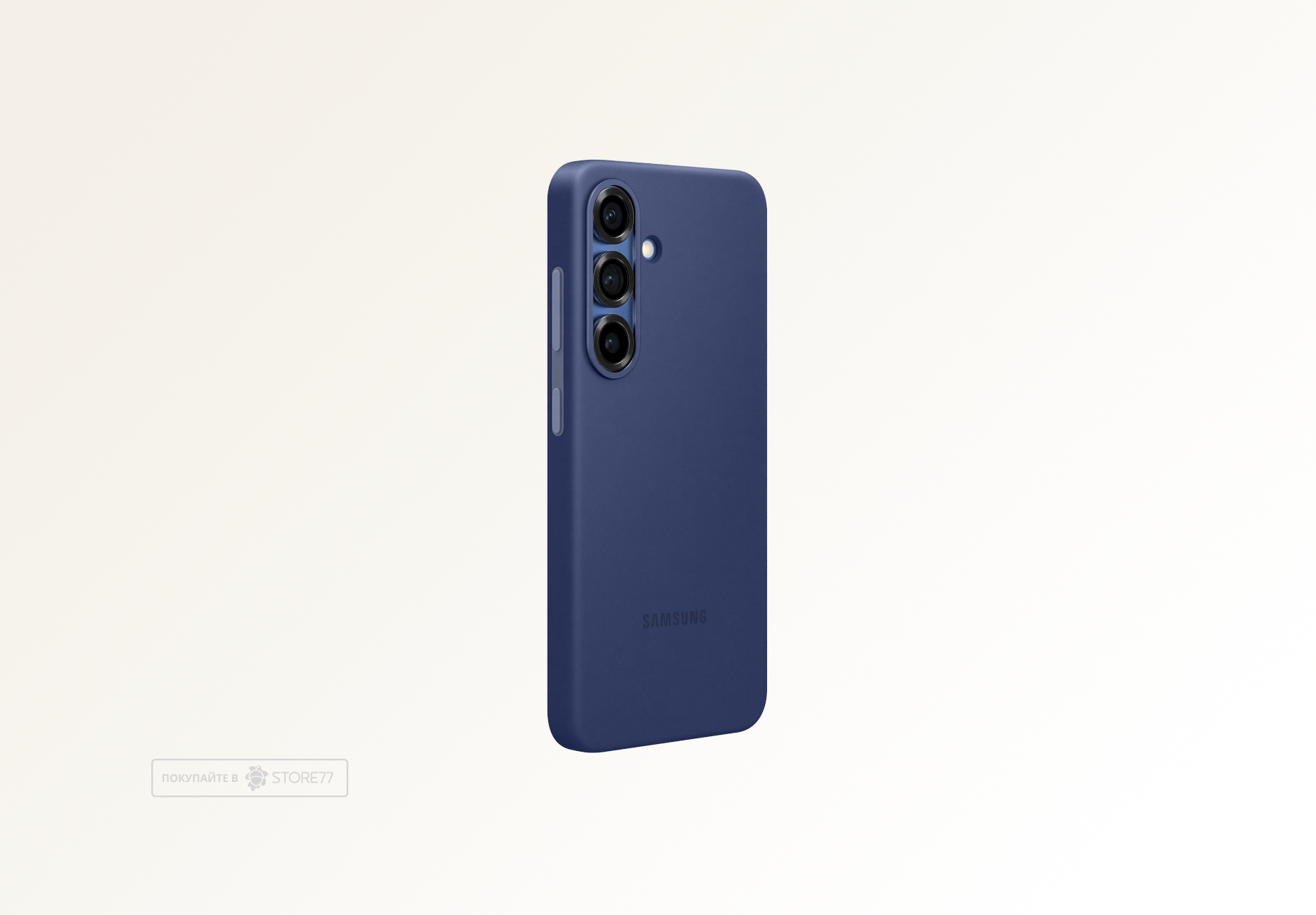 Чехол Samsung Silicone Case для Samsung Galaxy S25 (Синий)