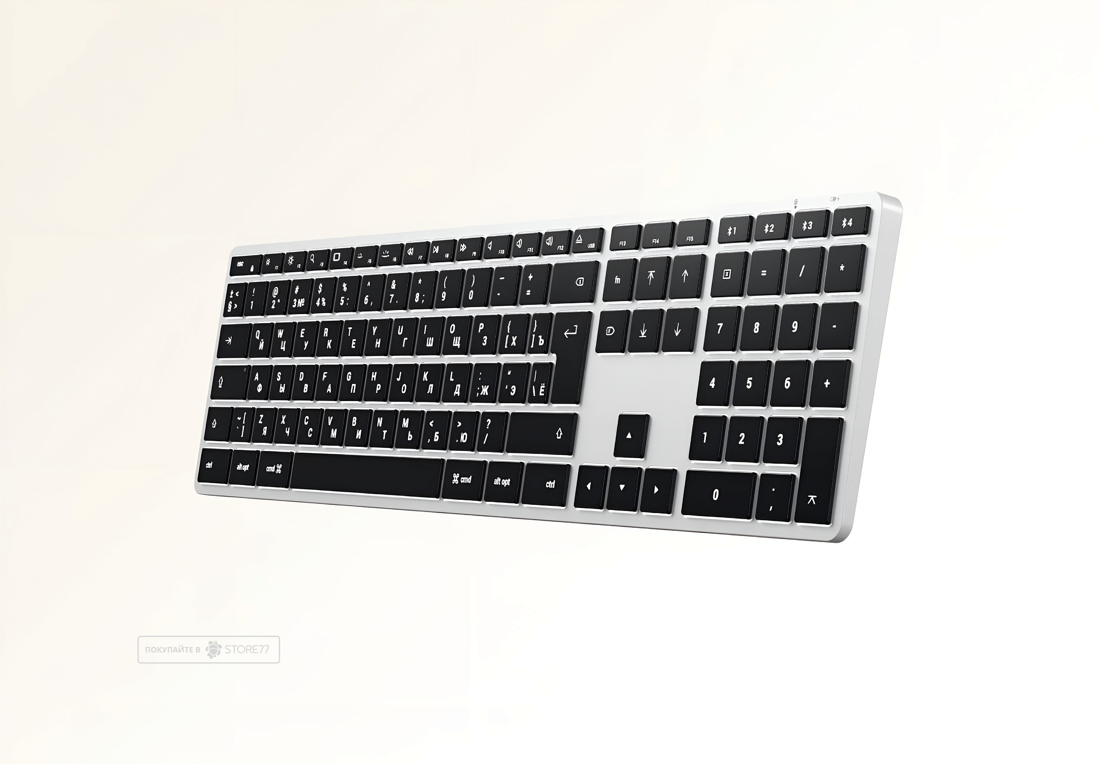 Клавиатура беспроводная Satechi Slim X3, Bluetooth (Серебристая)