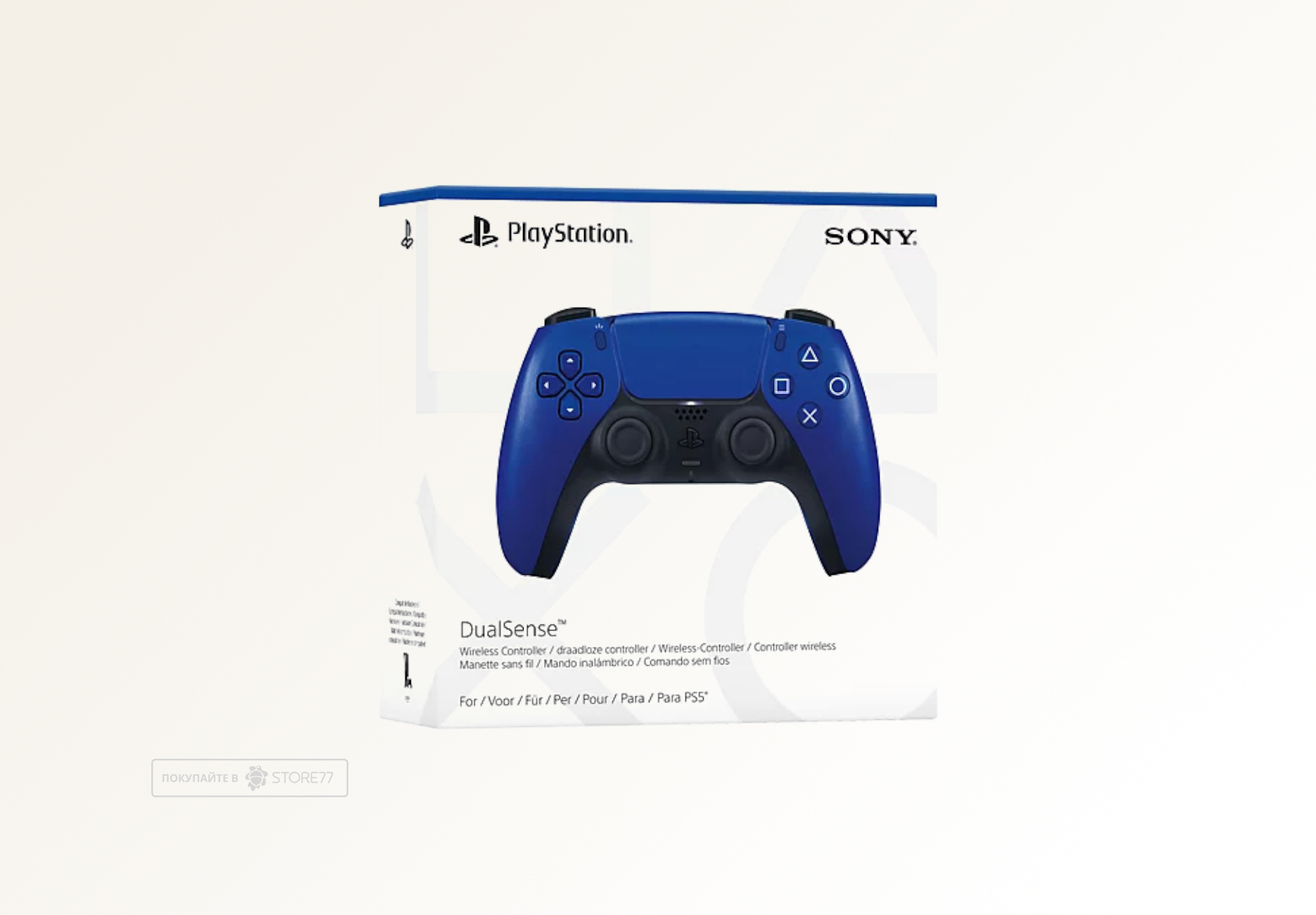 Геймпад Sony DualSense для PlayStation 5 (PS5), цвет: кобальтовый синий (Cobalt Blue)