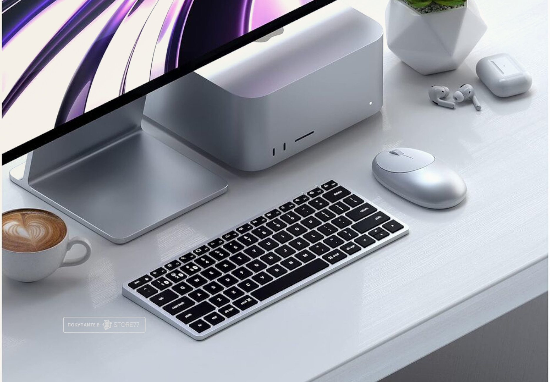 Клавиатура беспроводная Satechi Slim X1, Bluetooth (Серебристая)