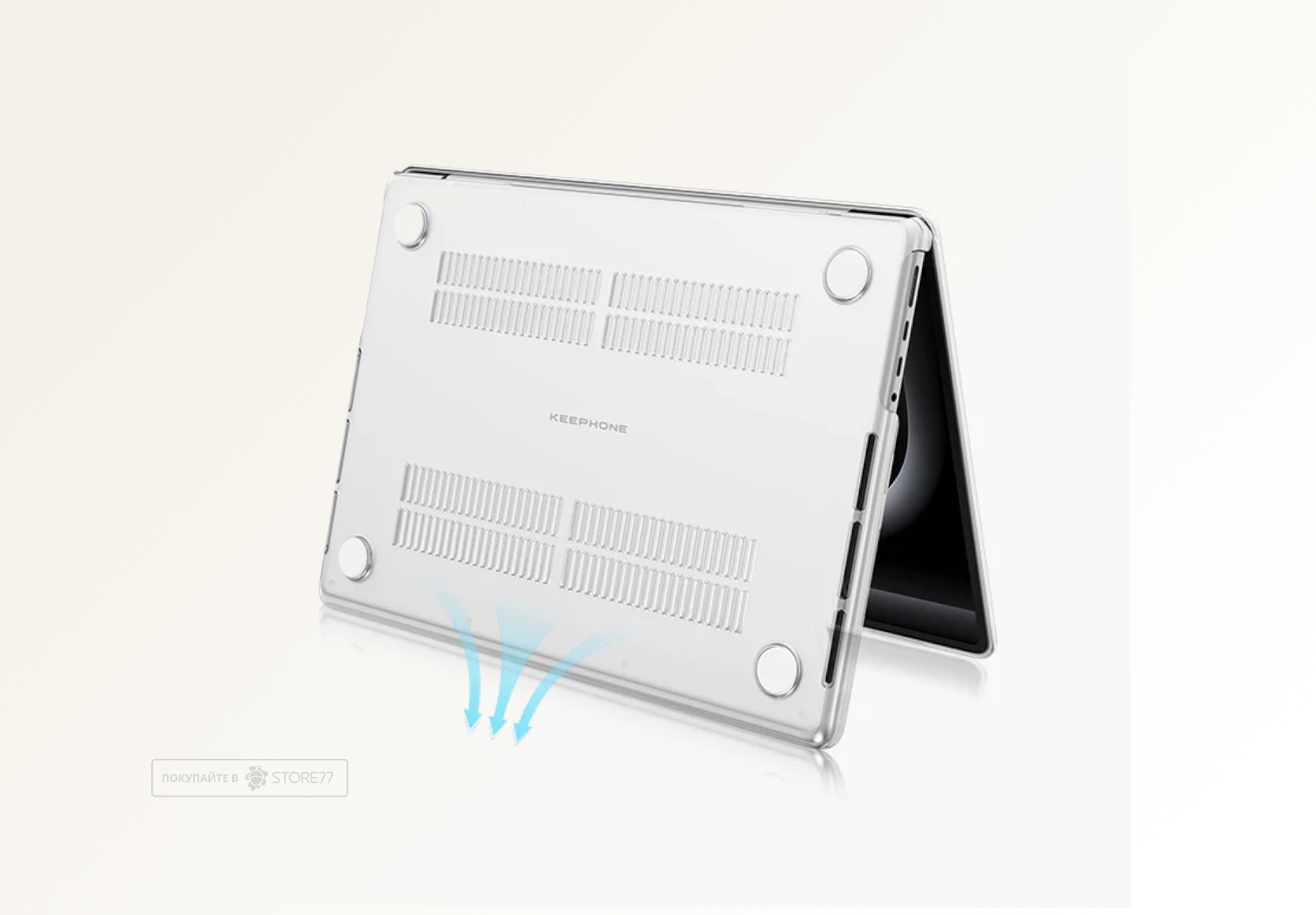 Накладка Keephone Vocoo Crystal для MacBook Air 15.3" (Прозрачная)
