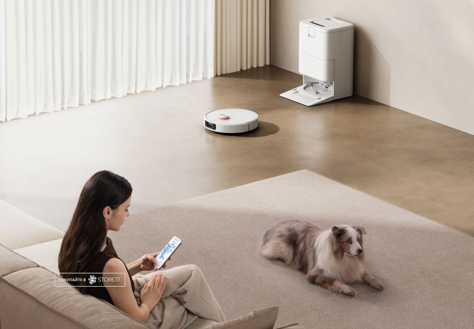 Робот-пылесос Xiaomi Robot Vacuum H50 Pro EU (Белый)