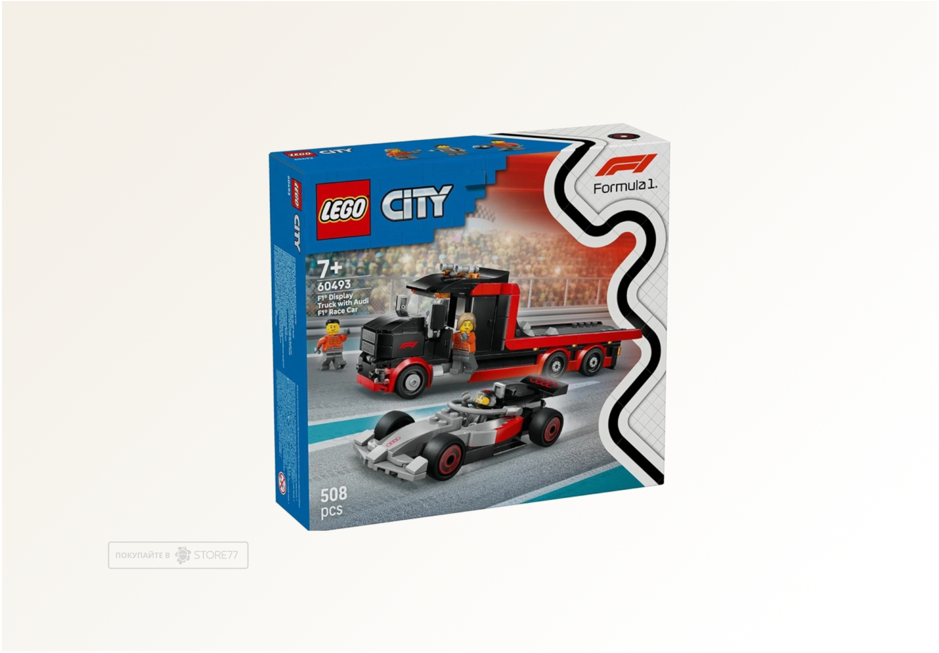 Конструктор LEGO City 60493 Грузовик F1 с Audi