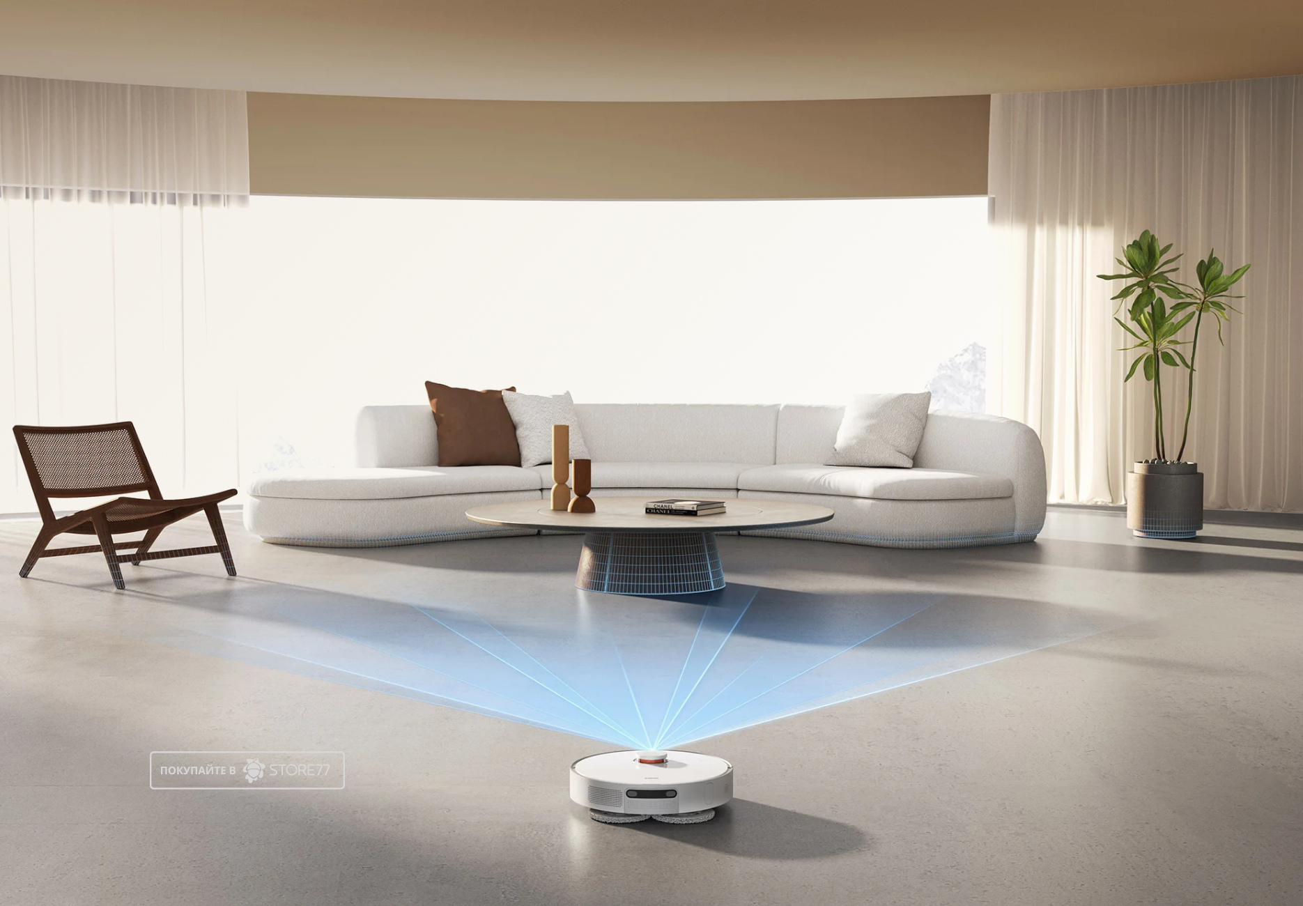 Робот-пылесос Xiaomi Robot Vacuum X20+ EU (Белый)