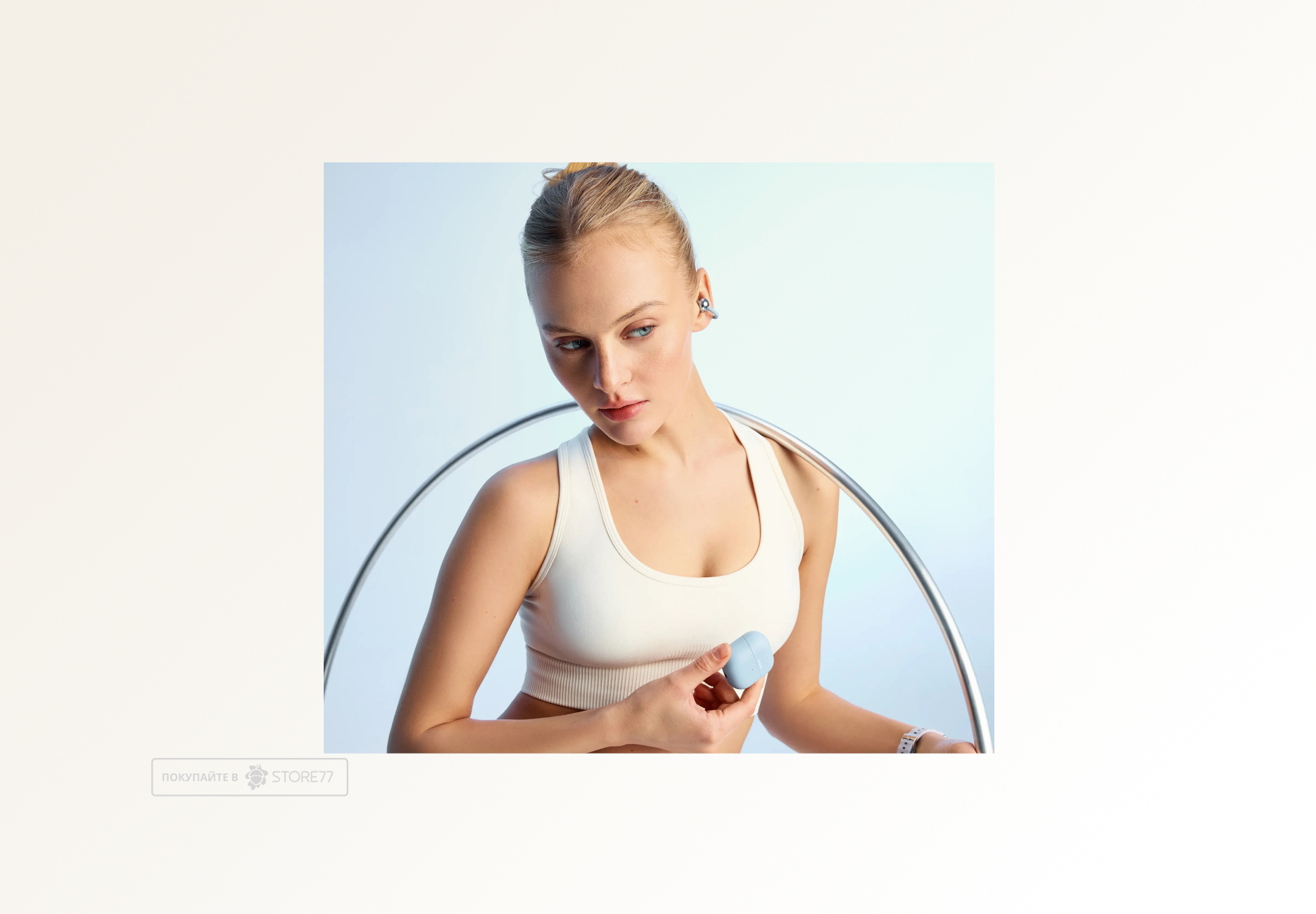 Беспроводные наушники Huawei FreeClip 2, цвет: голубой (Blue)