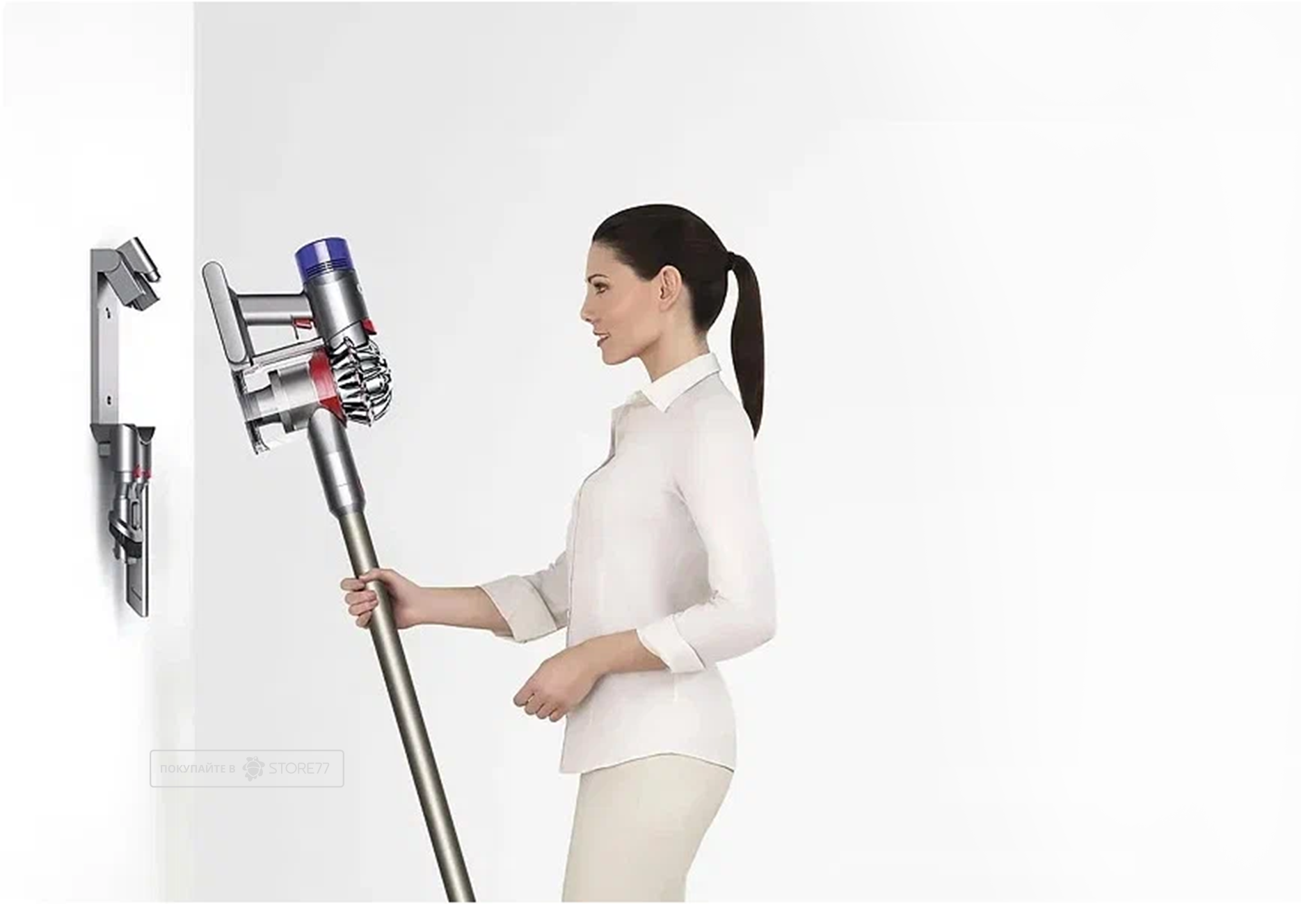 Беспроводной пылесос Dyson V8 Absolute (Серый/Никель)