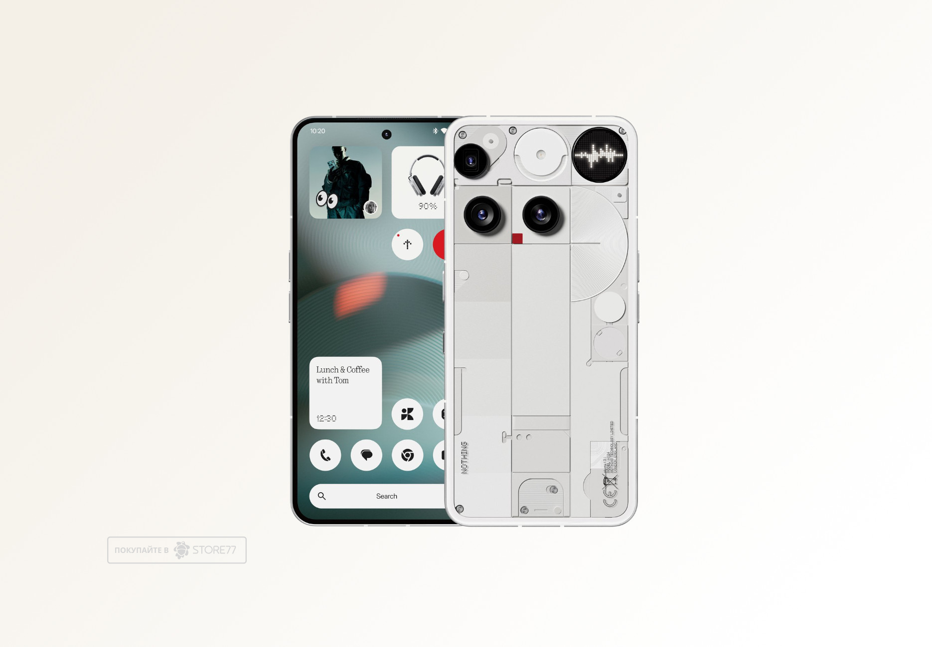 Телефон Nothing Phone (3) 16/512 ГБ (Белый)
