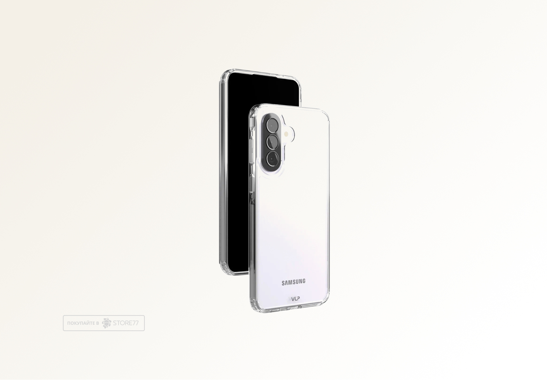 Чехол защитный VLP Crystal Case для Samsung Galaxy A57 (Прозрачный)