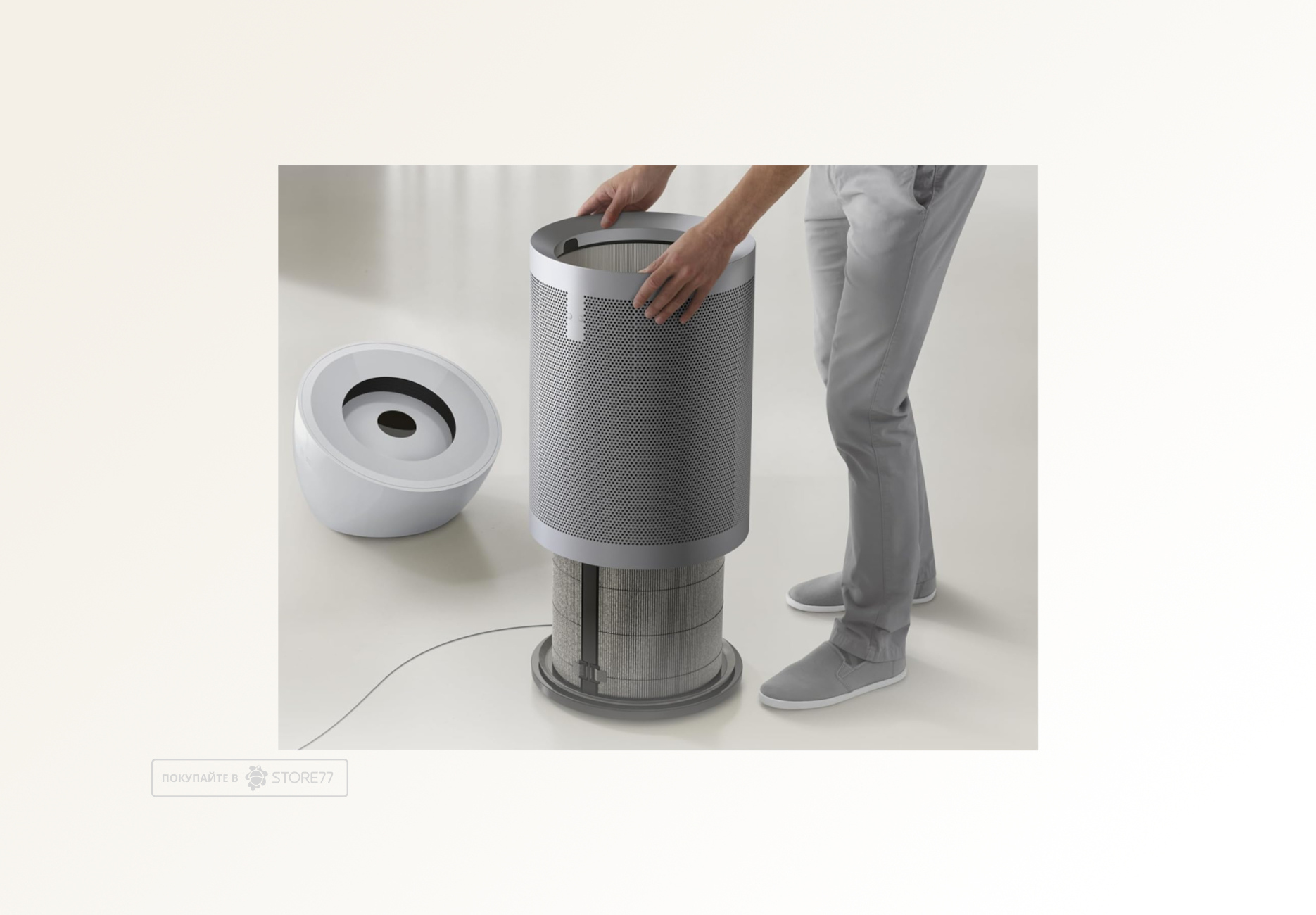 Очиститель воздуха Dyson Purifier Big+Quiet Formaldehyde BP06, цвет: Белый/Серебристый (White/Silver)