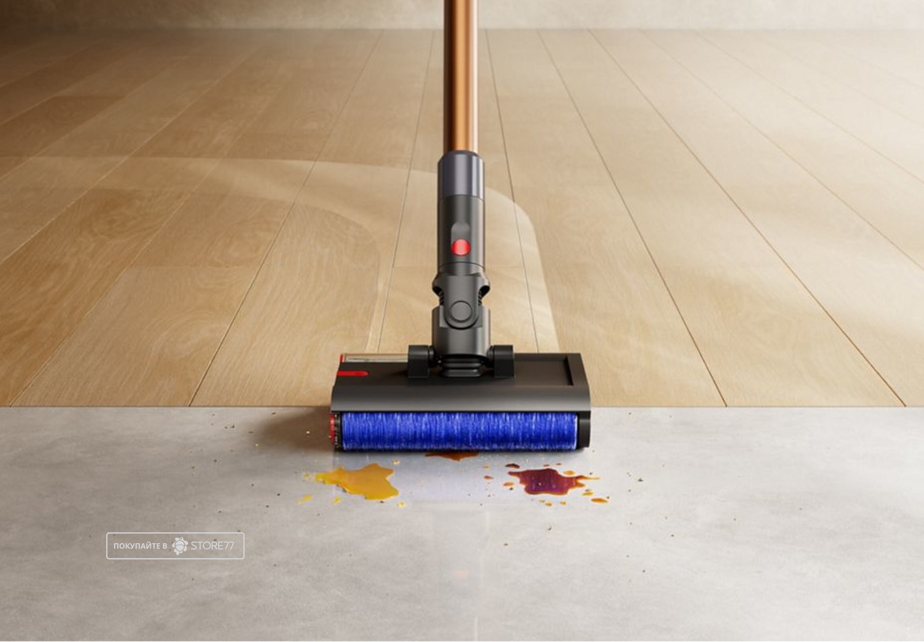 Беспроводной пылесос Dyson PencilWash, цвет: Черный/Медный (Black/Copper) Вилка EU