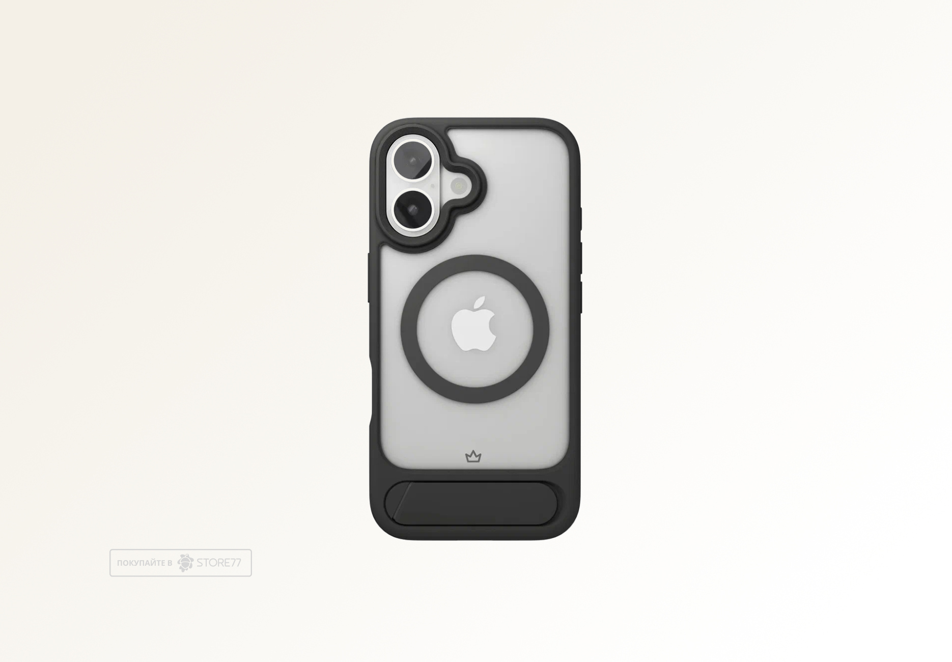 Чехол защитный VLP Reels Case с поддержкой MagSafe для iPhone 16 (Черный)