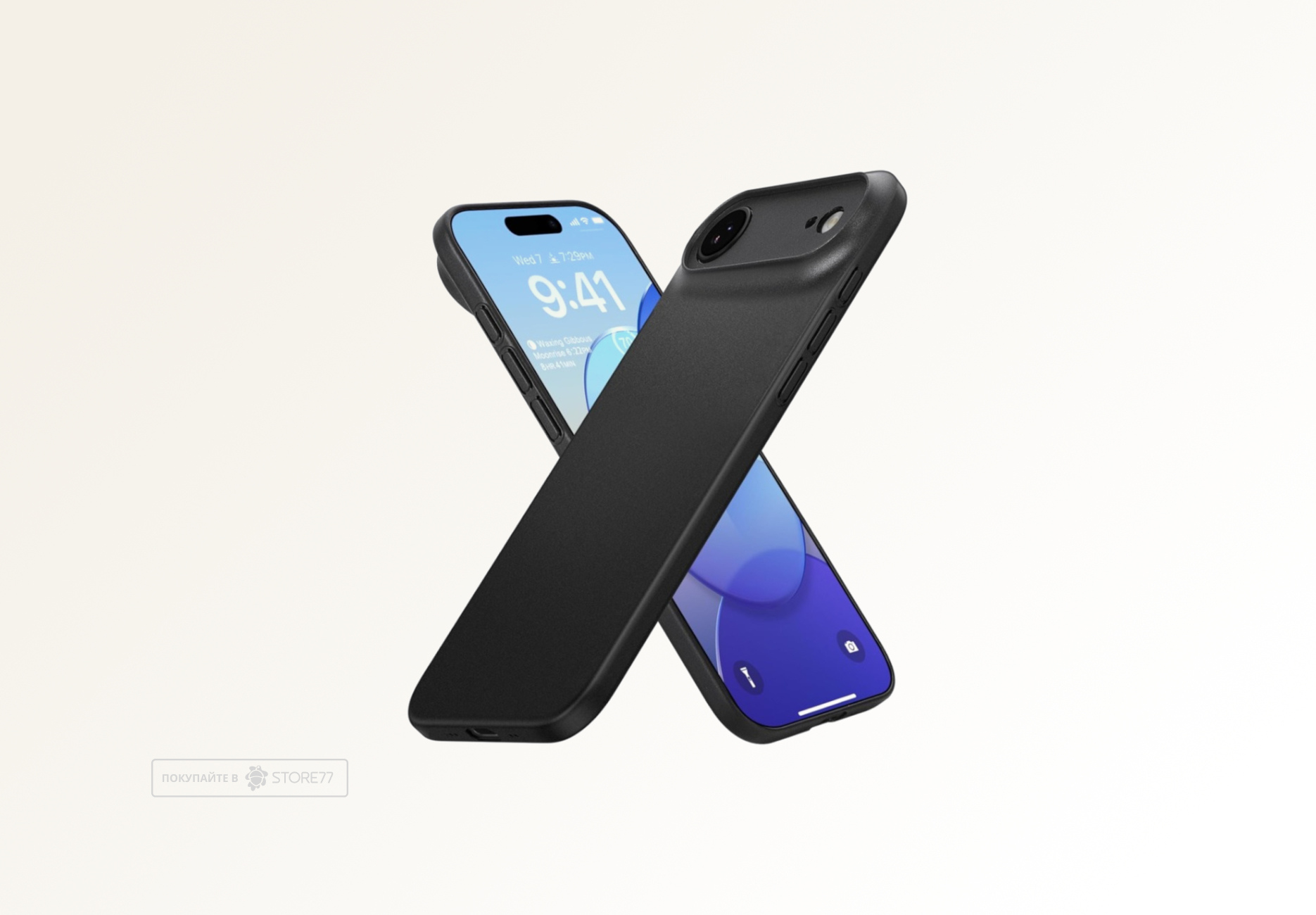 Чехол Gurdini Super Slim для iPhone Air (Черный)