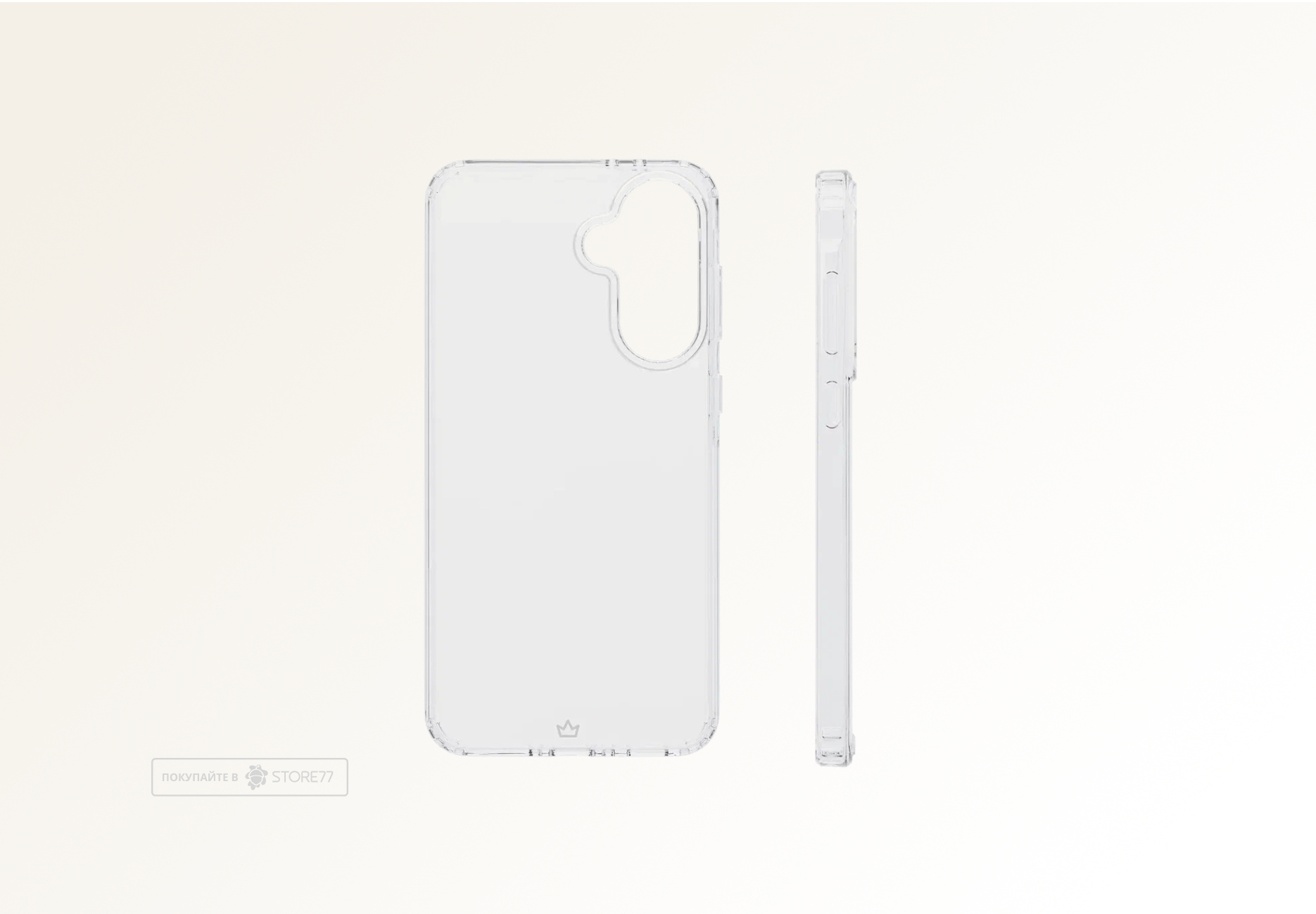 Чехол защитный VLP Crystal Case для Samsung Galaxy A36 (Прозрачный)