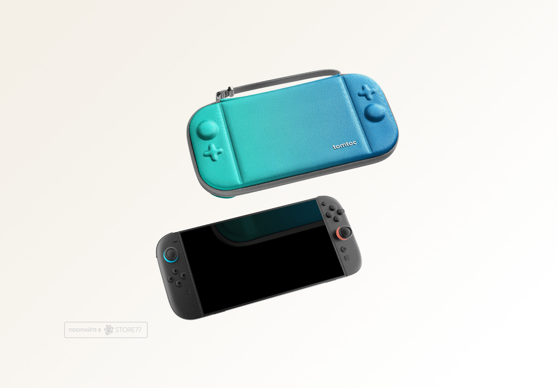 Чехол Tomtoс Gaming для Nintendo Switch 2 (Голубой)