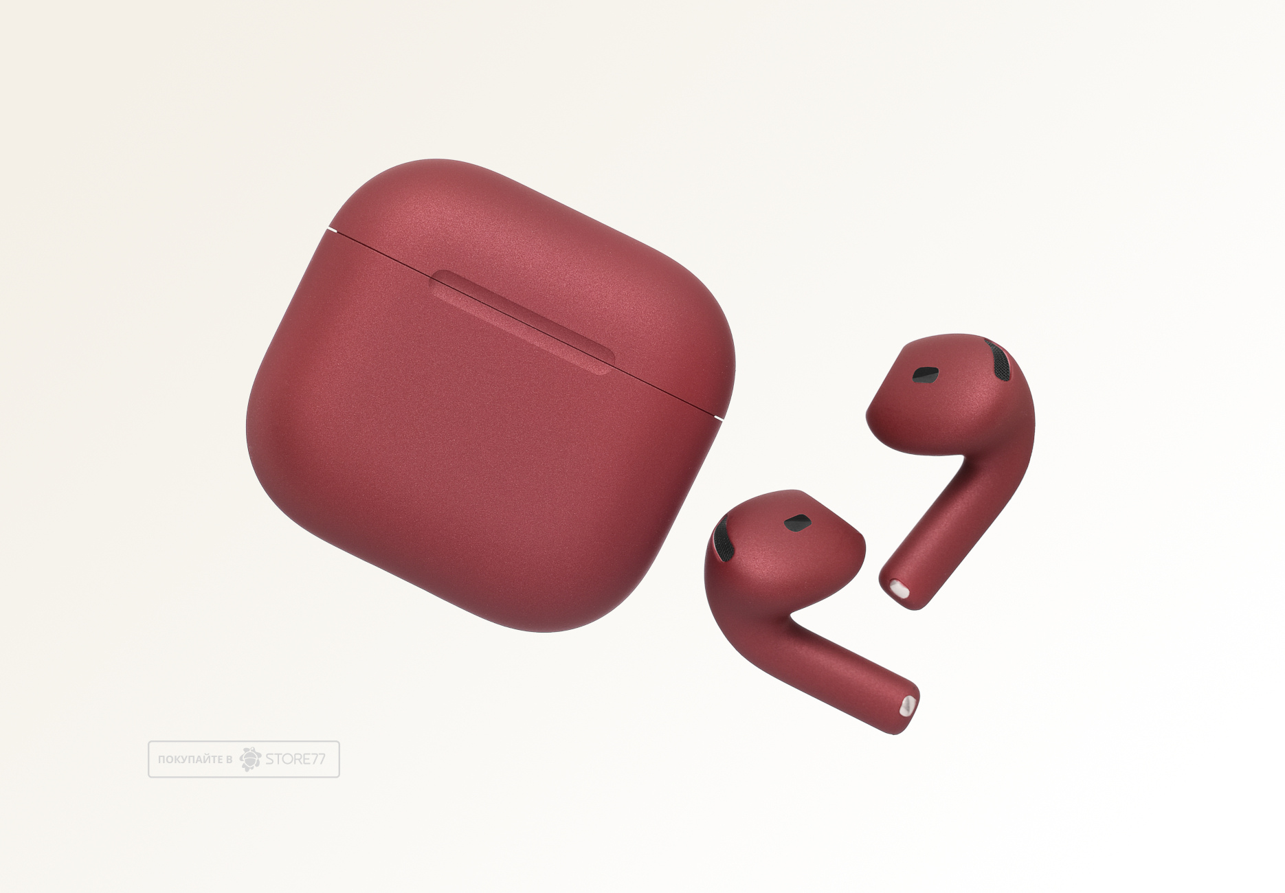 Беспроводные наушники Apple AirPods 4 (Бордовый)