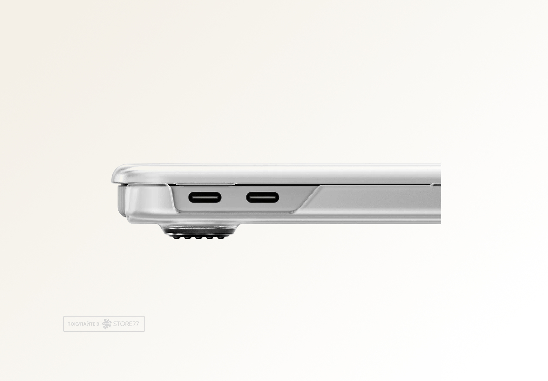 Накладка Uniq Claro для MacBook Neo 13" (Прозрачная матовая)