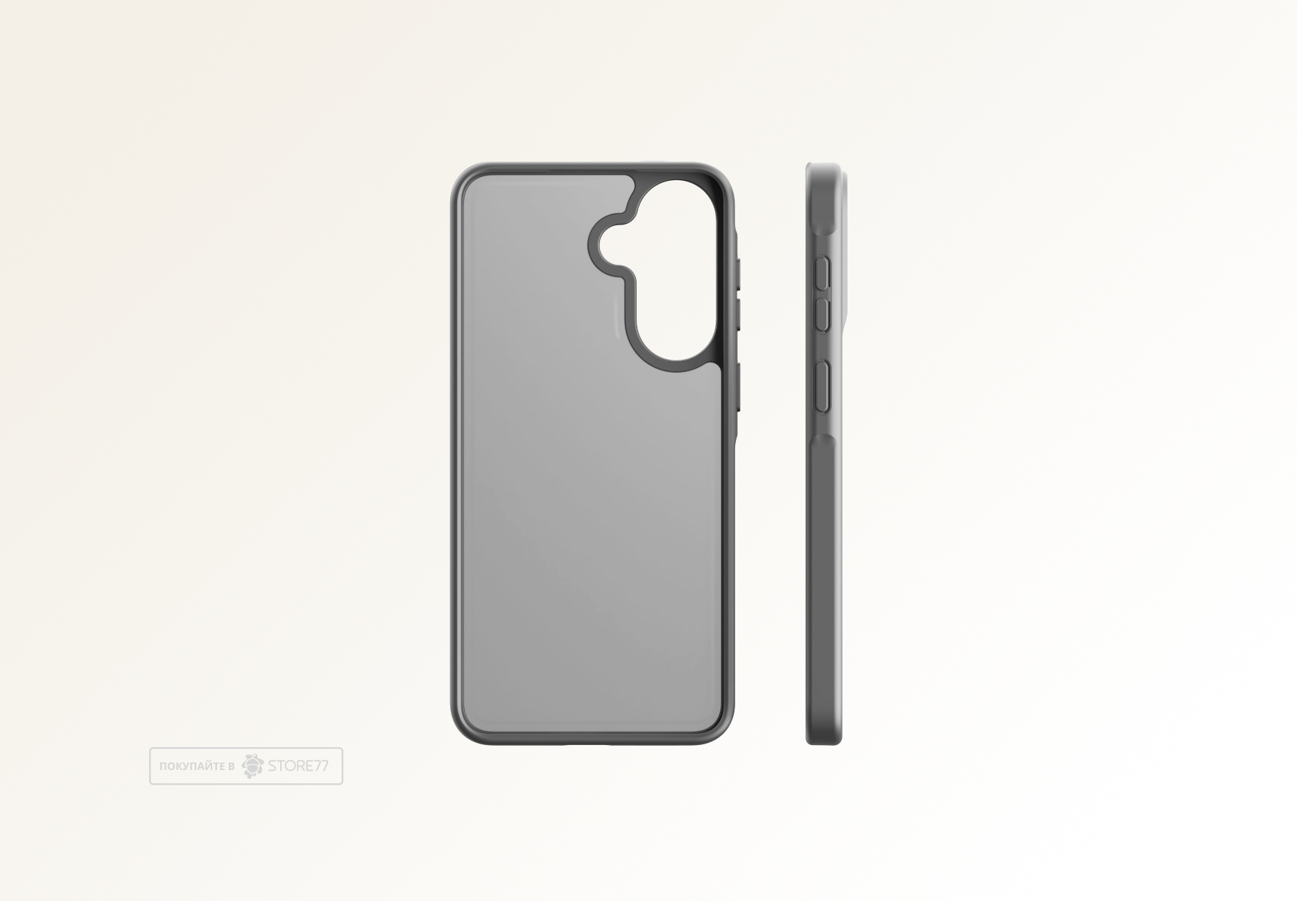 Чехол защитный VLP Haze Case для Samsung Galaxy A37 (Черный)