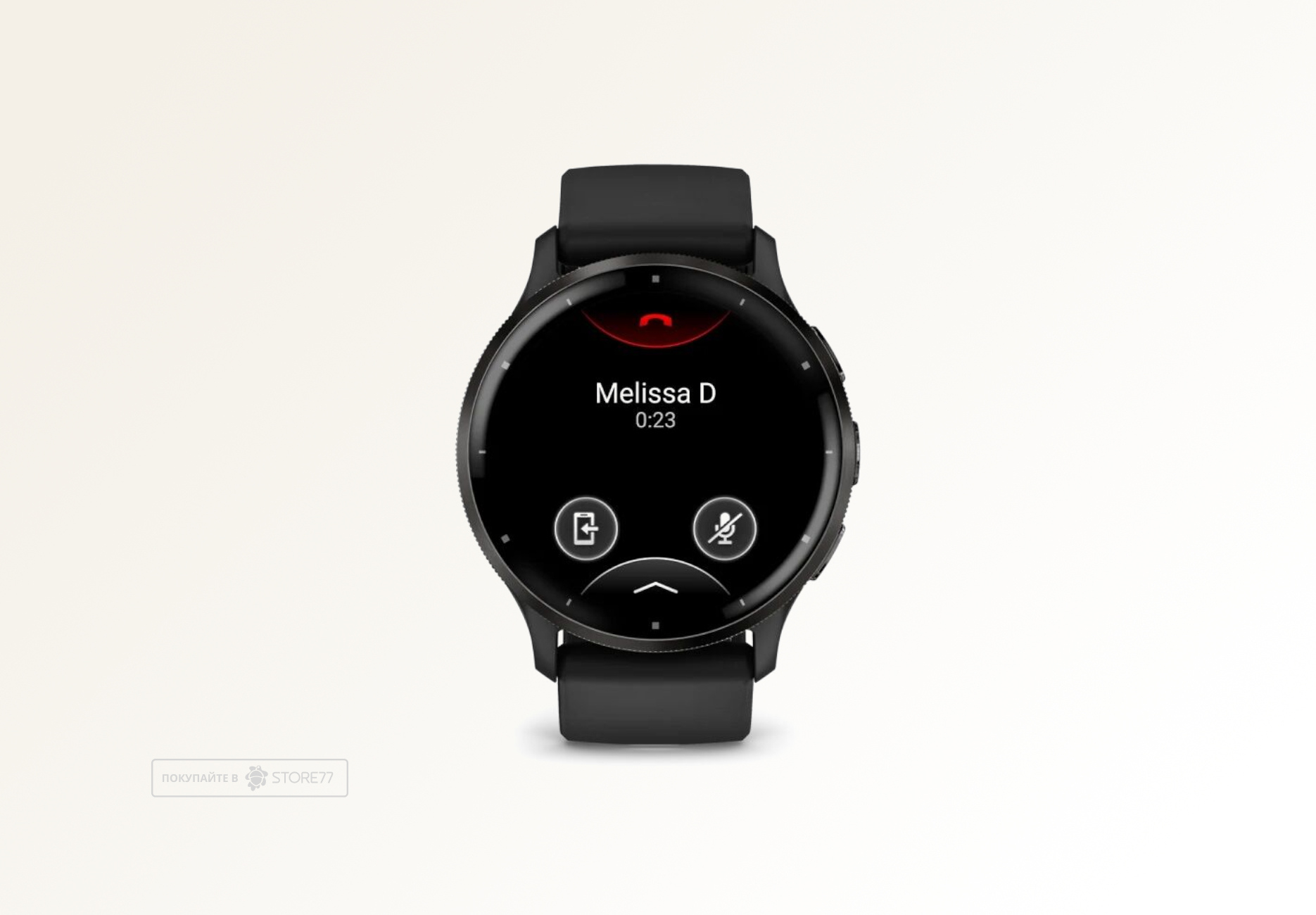 Умные часы Garmin VENU 3 45 мм, корпус: серый (Slate), с черным силиконовым ремешком (Black)