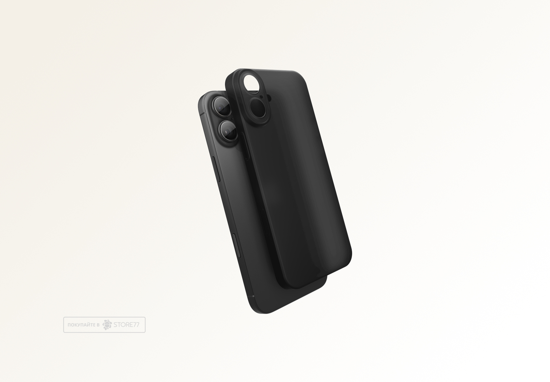 Чехол Gurdini Super Slim для iPhone 17 (Черный)