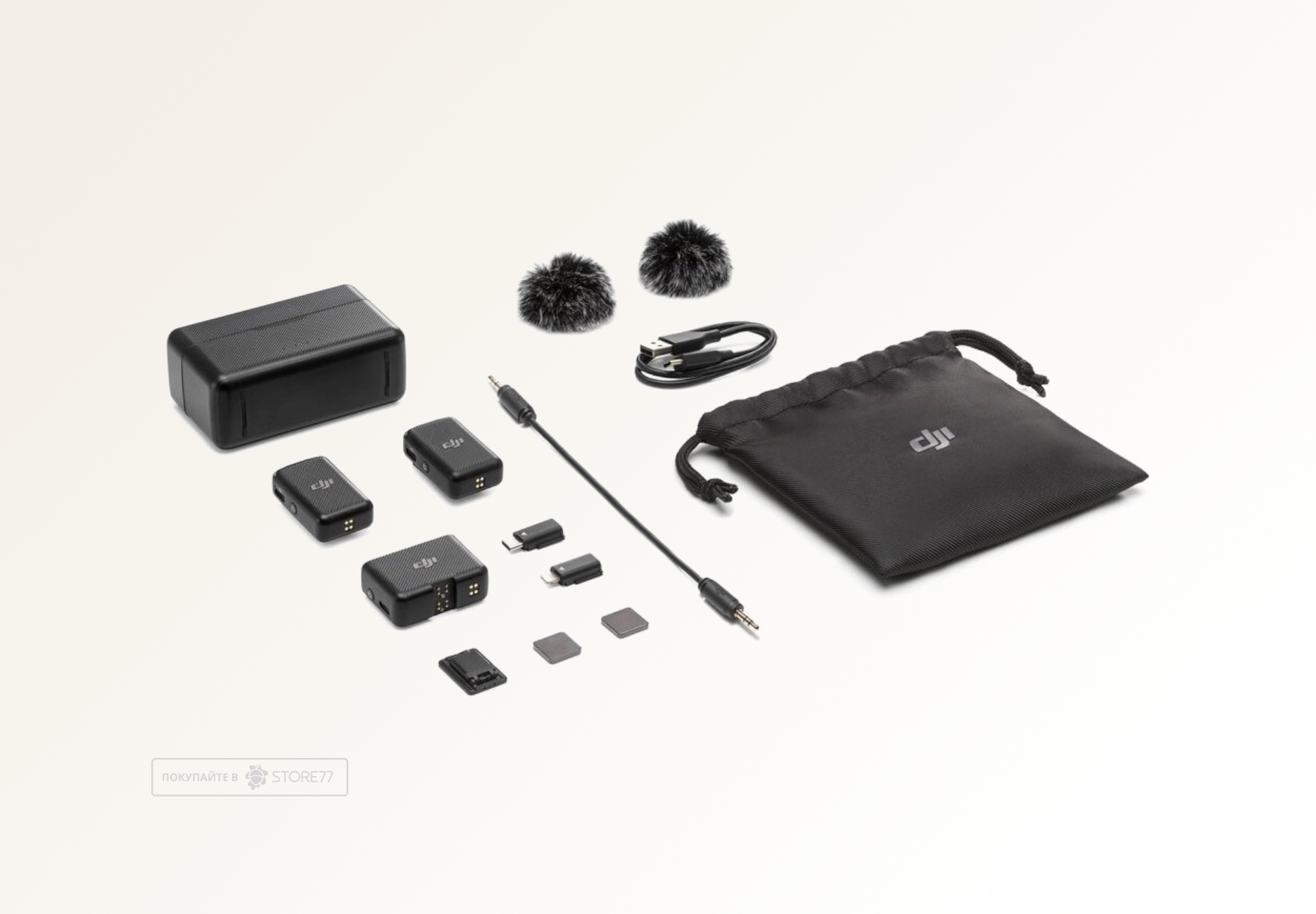 Беспроводной микрофон DJI Mic (2TX + 1RX)