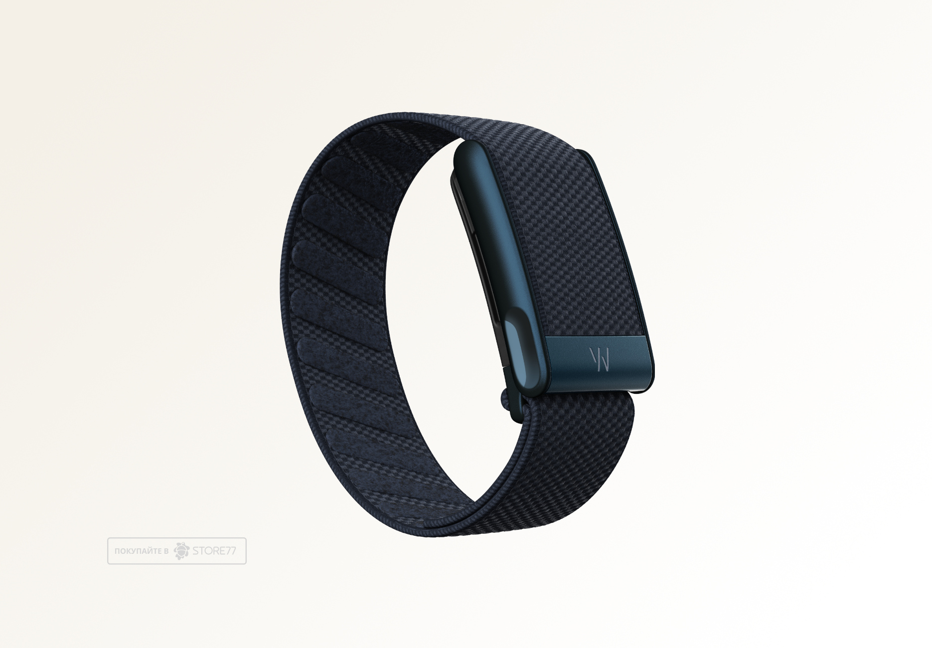 Ремешок плетеный для браслета Whoop MG SuperKnit, цвет: черная ночь (Midnight)