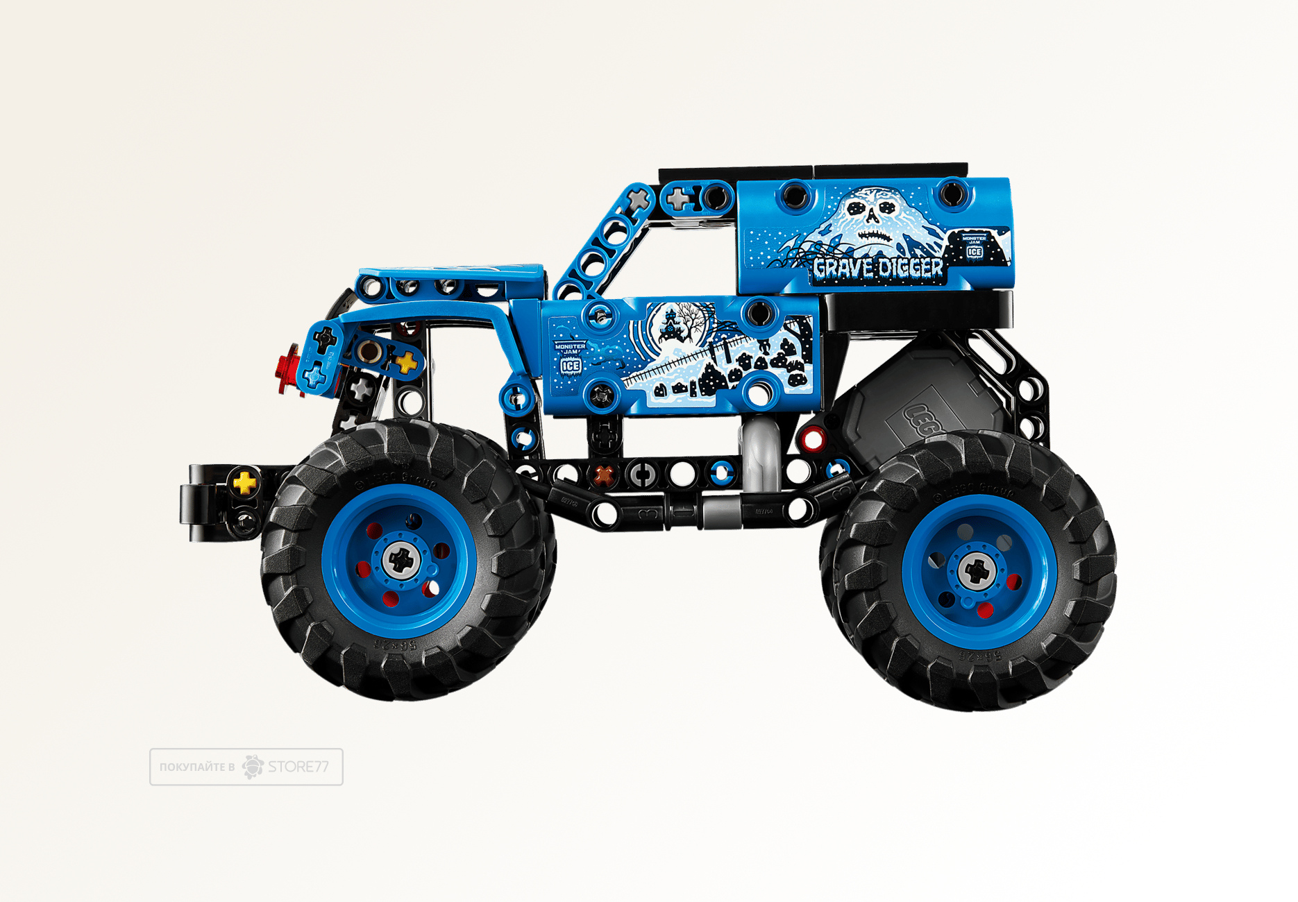 Конструктор LEGO Technic 42219 Monster Jam Grave Digger Огонь и Лёд