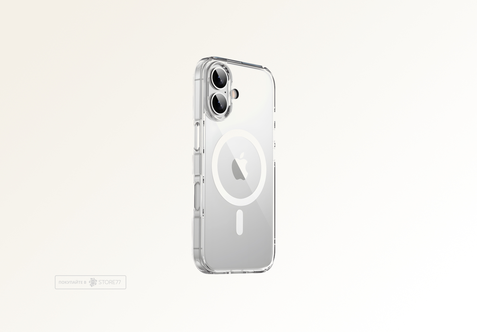 Чехол Gurdini Alba Series с поддержкой MagSafe для iPhone 17 (Прозрачный)