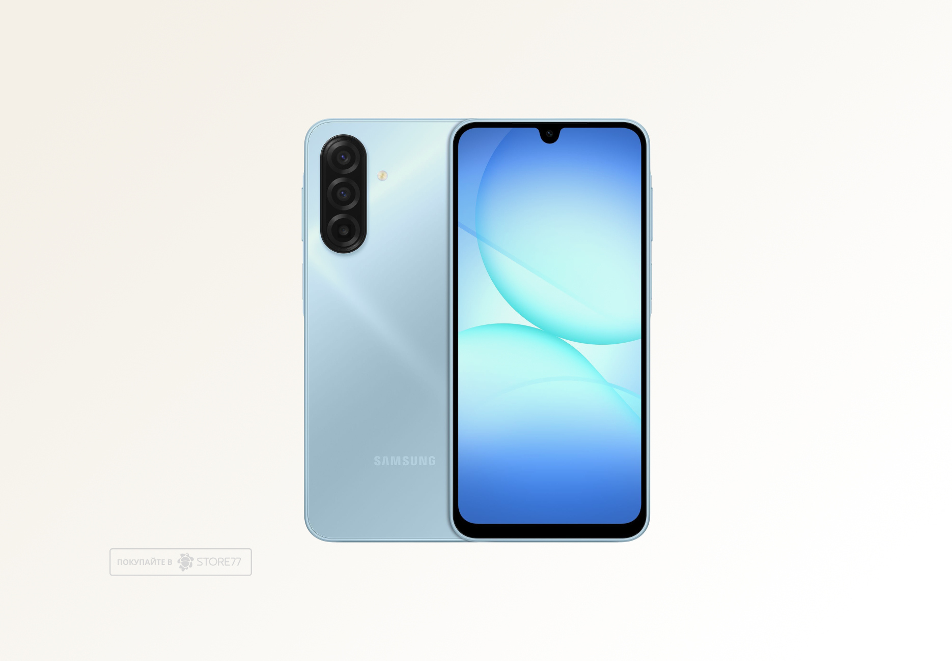 Телефон Samsung Galaxy A17 6/128 ГБ, цвет: светло-голубой (Light Blue)
