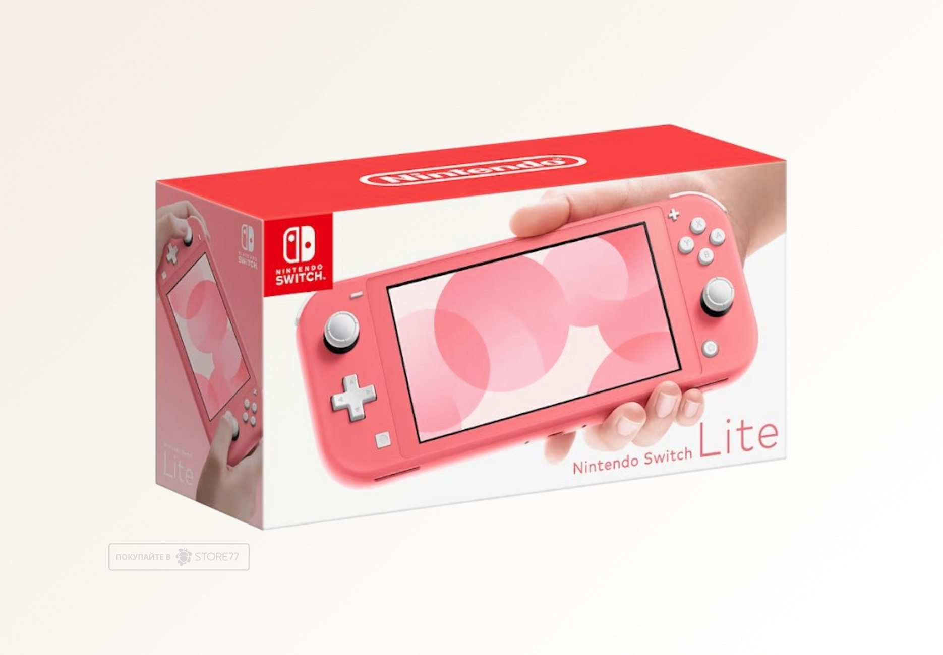 Игровая приставка Nintendo Switch Lite 32 ГБ (Кораллово-розовый)