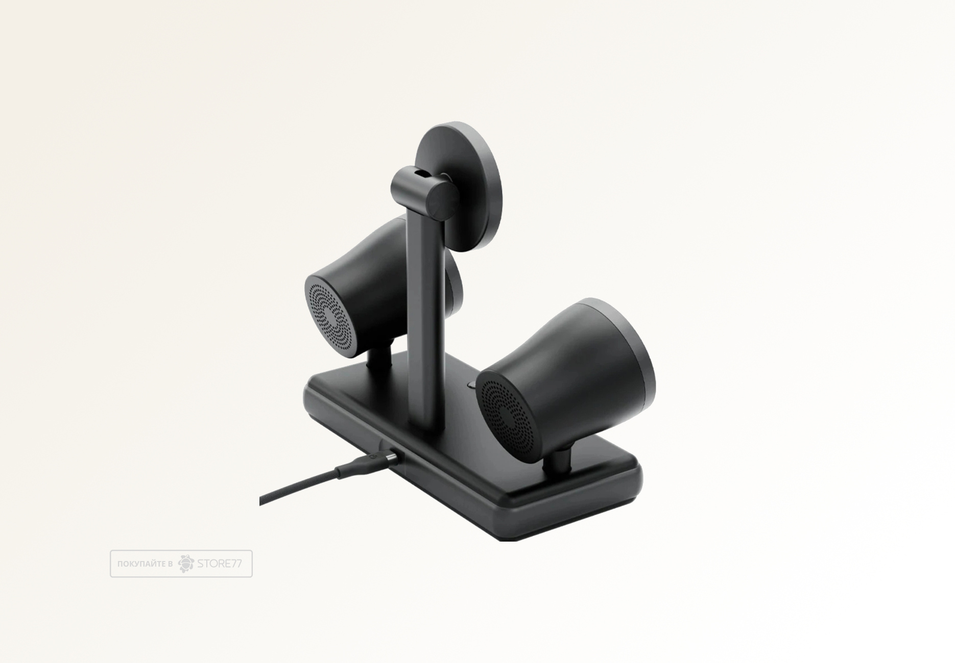 Беспроводное зарядное устройство EnergEA MagAudio Stand (Серое)