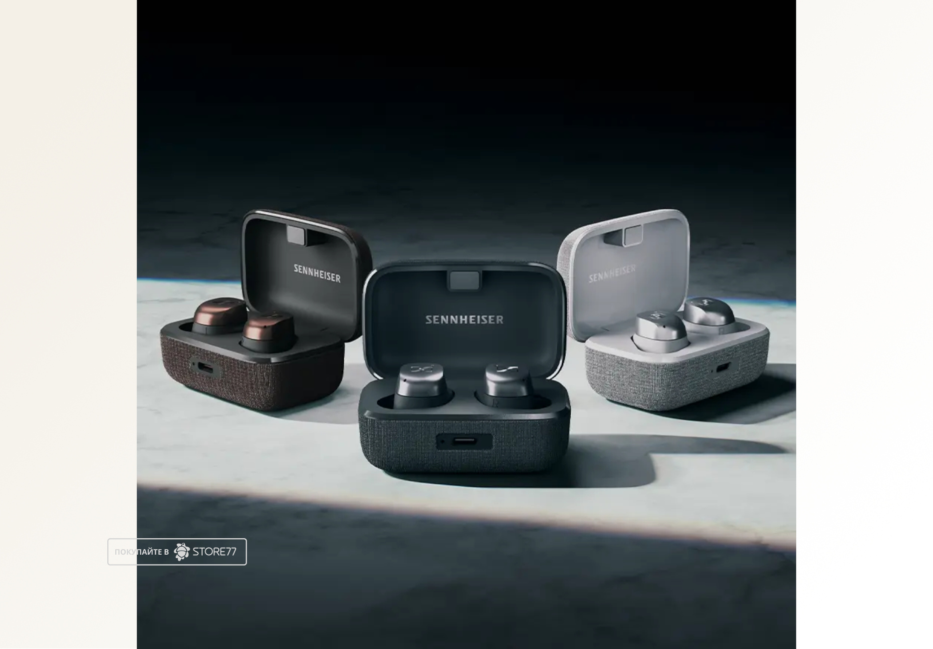Беспроводные наушники Sennheiser Momentum True Wireless 4, цвет: графитовый/черный (Graphit/Black)