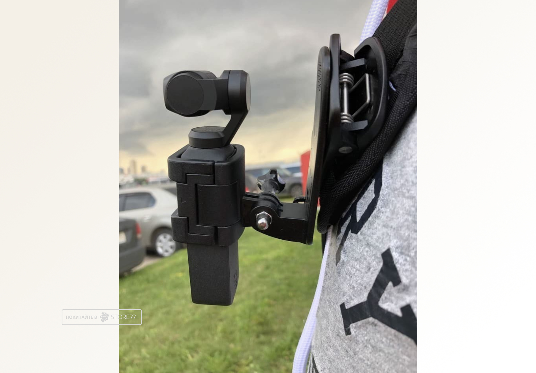 Креплениe прищепка Telesin 360 для экшен-камер GoPro, DJI