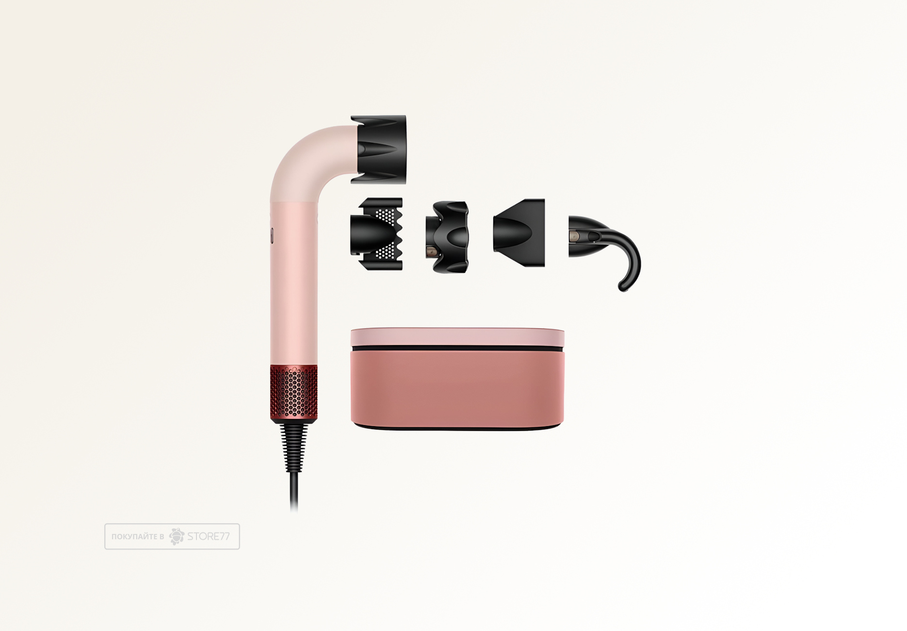 Фен Dyson Supersonic HD17 R Pro для прямых волос (Straight+Wavy), цвет: розовый канзан (Kanzan Pink)