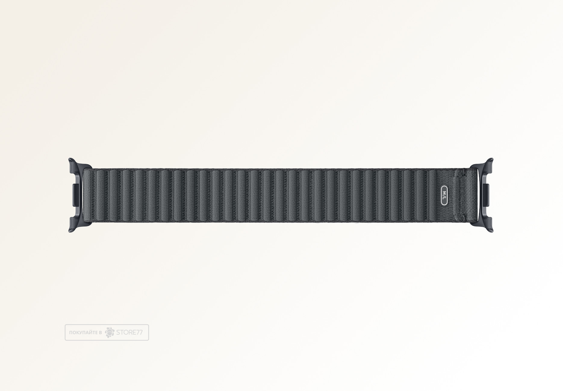 Ремешок Samsung Fabric для Galaxy Watch 9/8/8 Classic, размер M/L (Графитовый)