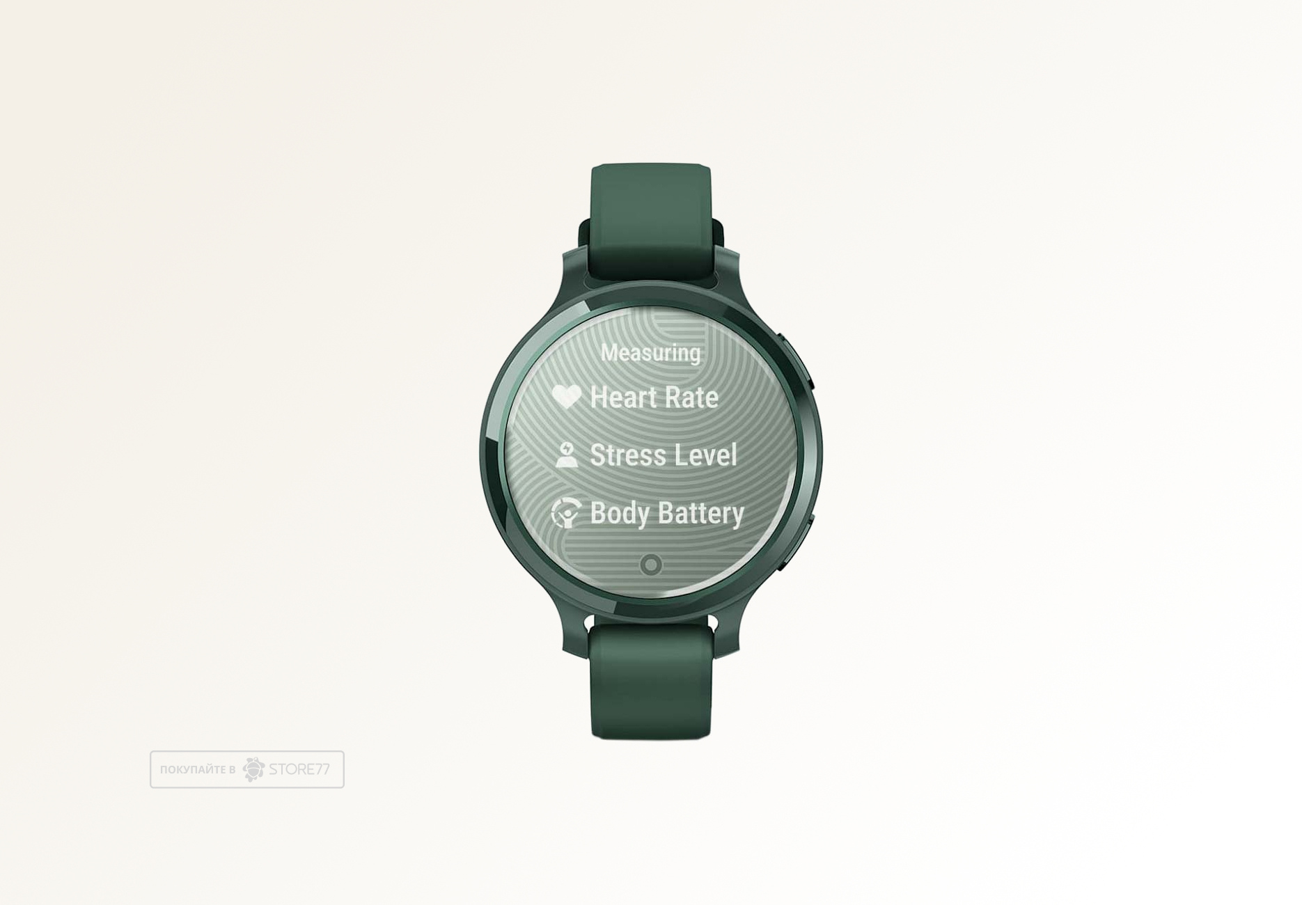 Умные часы Garmin LILY 2 Active 38 мм, корпус: яшмовый (Jasper), с зеленым силиконовым ремешком (Green Band)