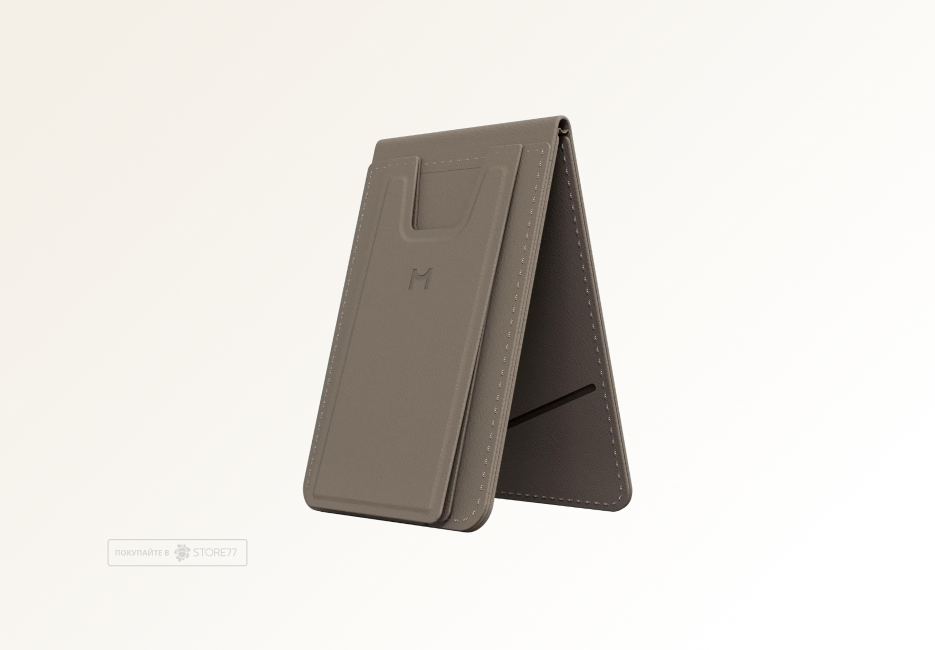 Картхолдер Magssory Tripod Magnetic Vlog Wallet с MagSafe (Латте)
