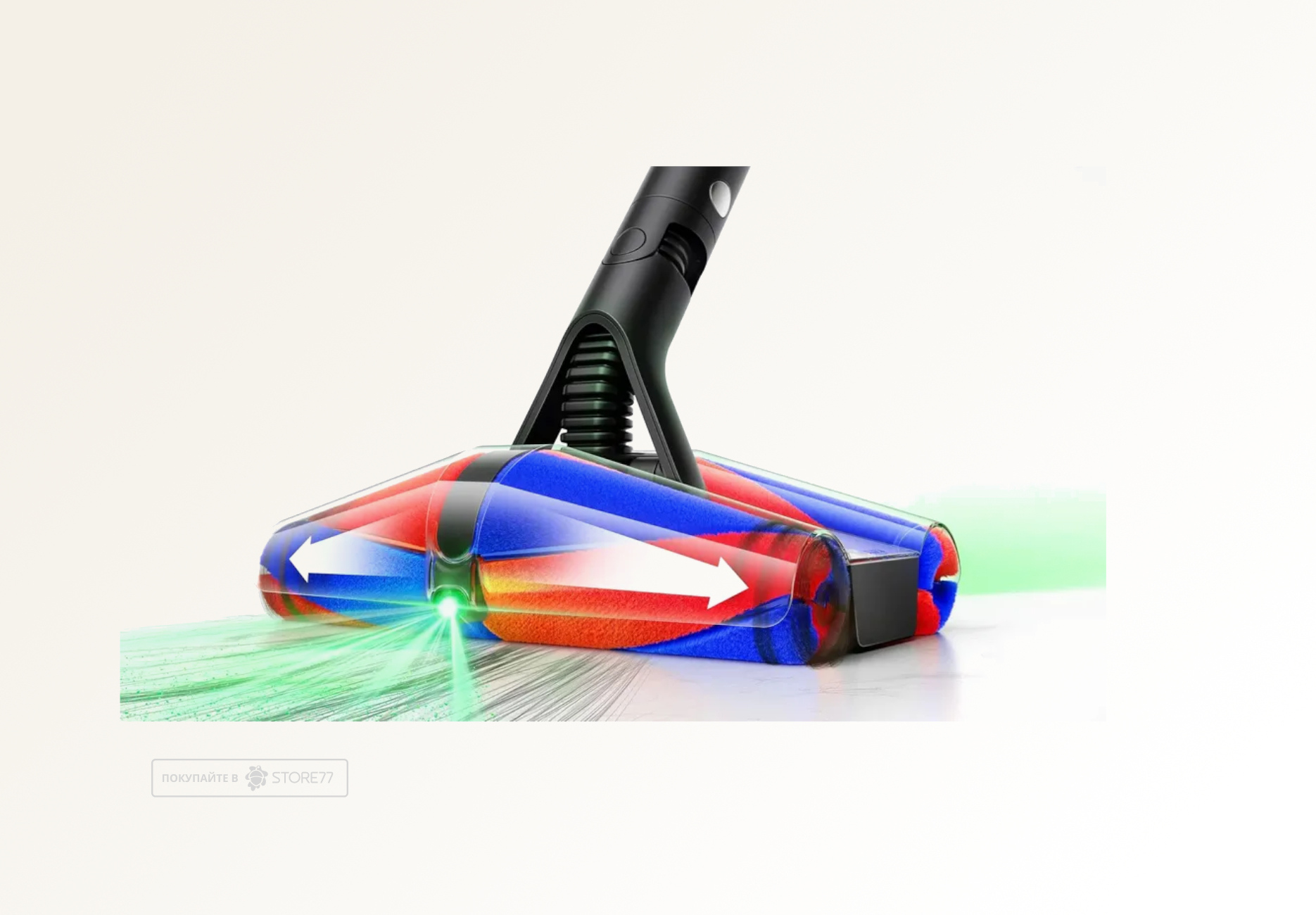 Беспроводной пылесос Dyson PencilVac Fluffycone, цвет: черный (Black)