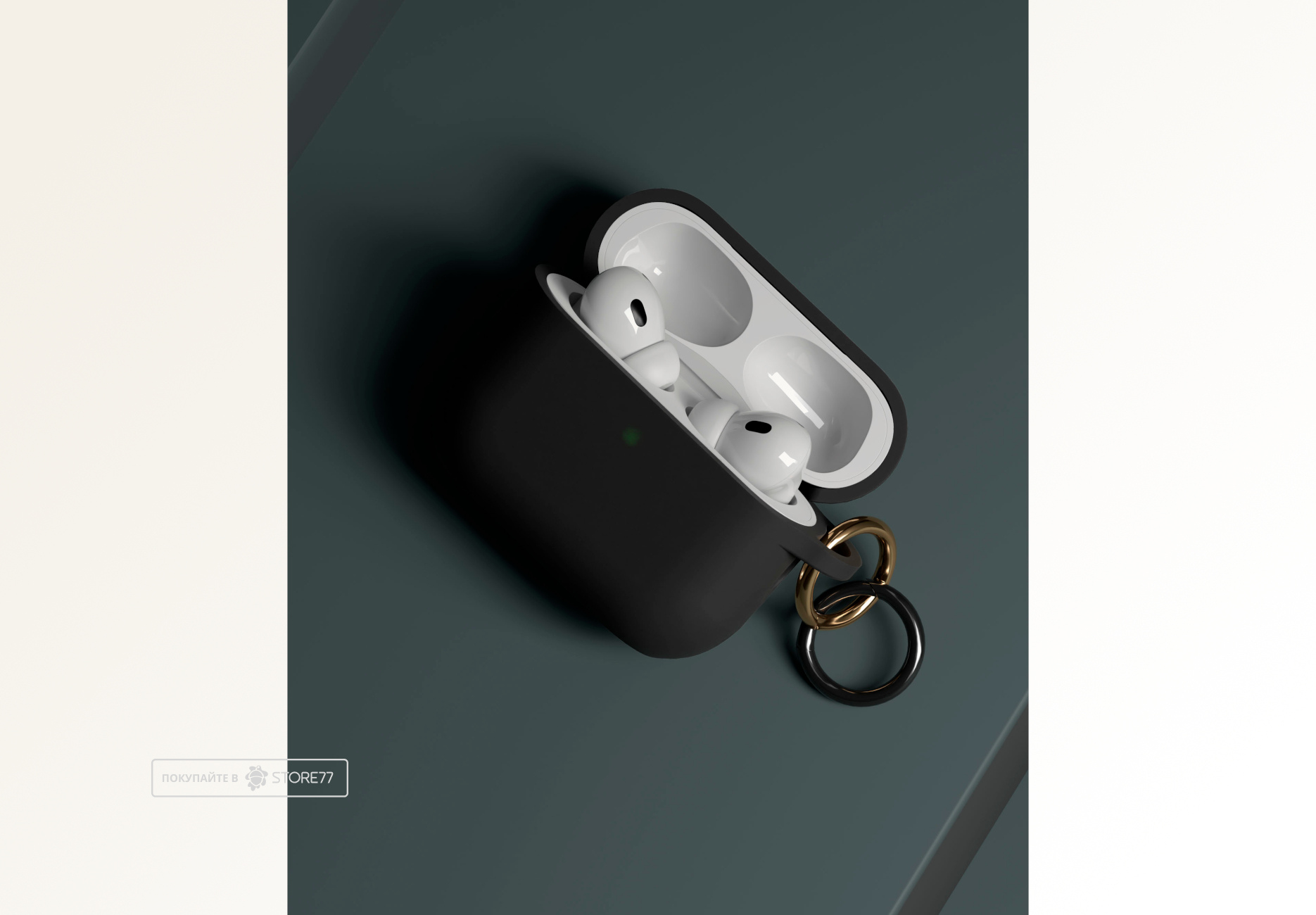 Чехол VLP Charm Case для AirPods Pro 3 (Черный)