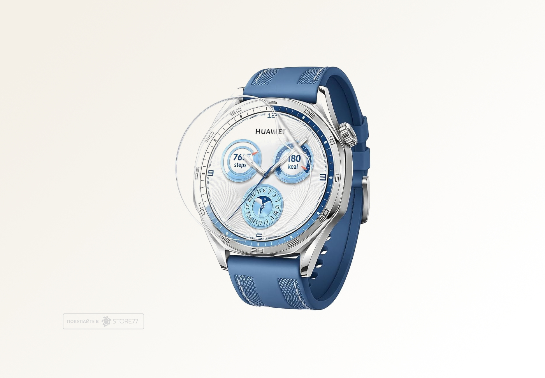 Гидрогелевая пленка для Huawei Watch GT 5 46мм (Глянцевая)