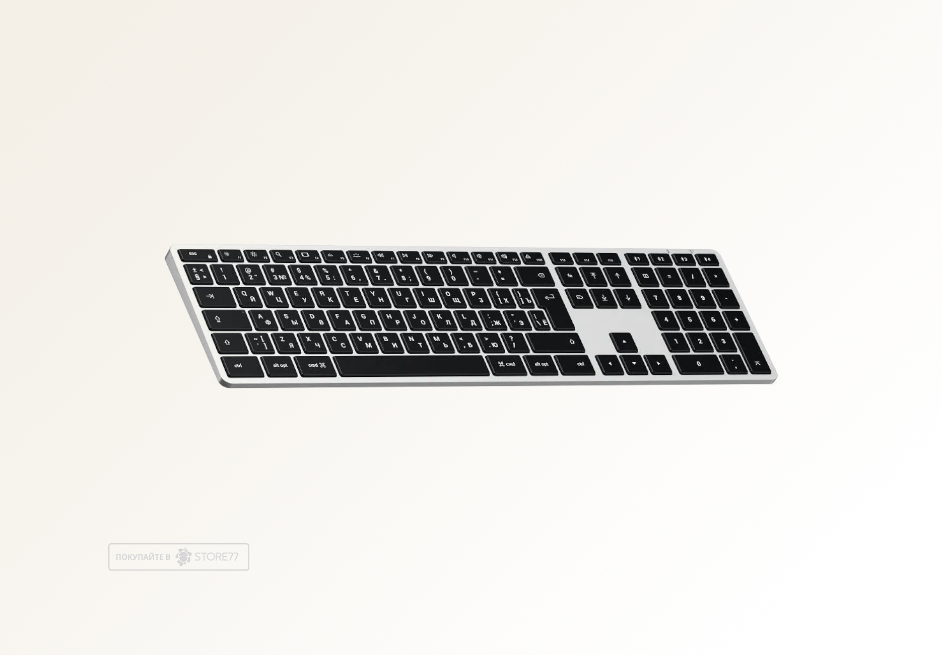 Клавиатура беспроводная Satechi Slim X3, Bluetooth (Серебристая)