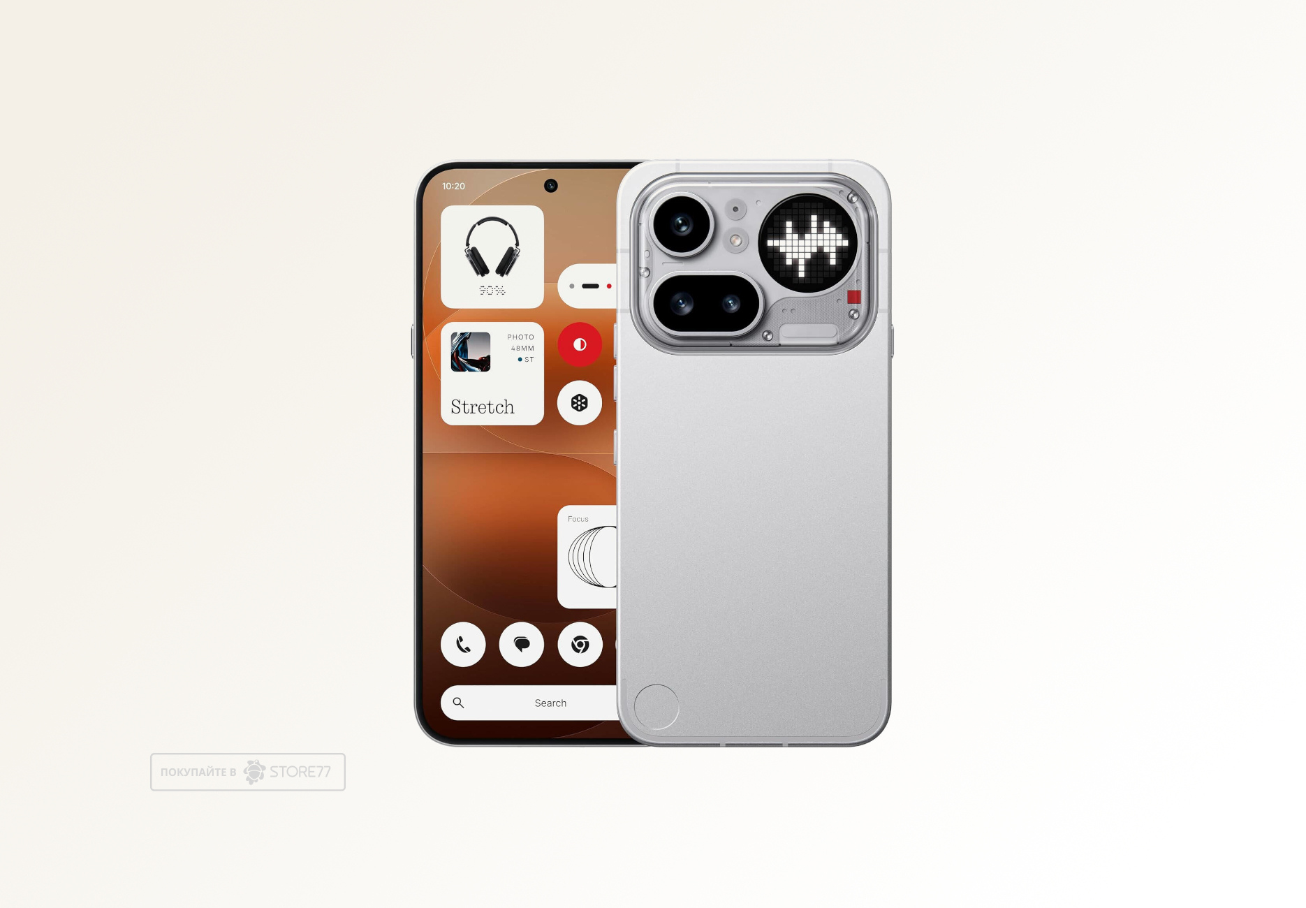 Телефон Nothing Phone (4a) Pro 12/256 ГБ (Белый)