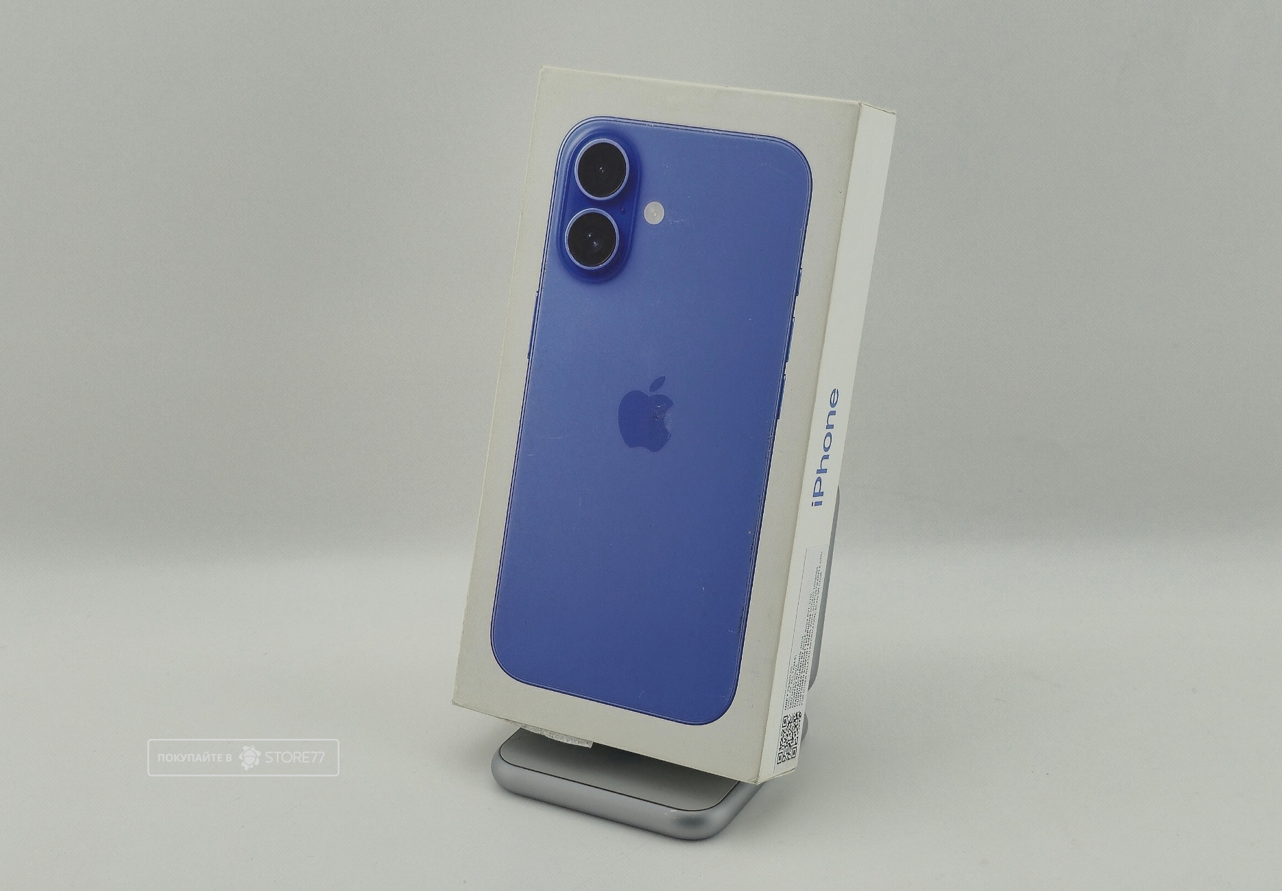 Телефон Apple iPhone 16 128 ГБ, цвет: ультрамарин (Ultramarine) (Уценка)
