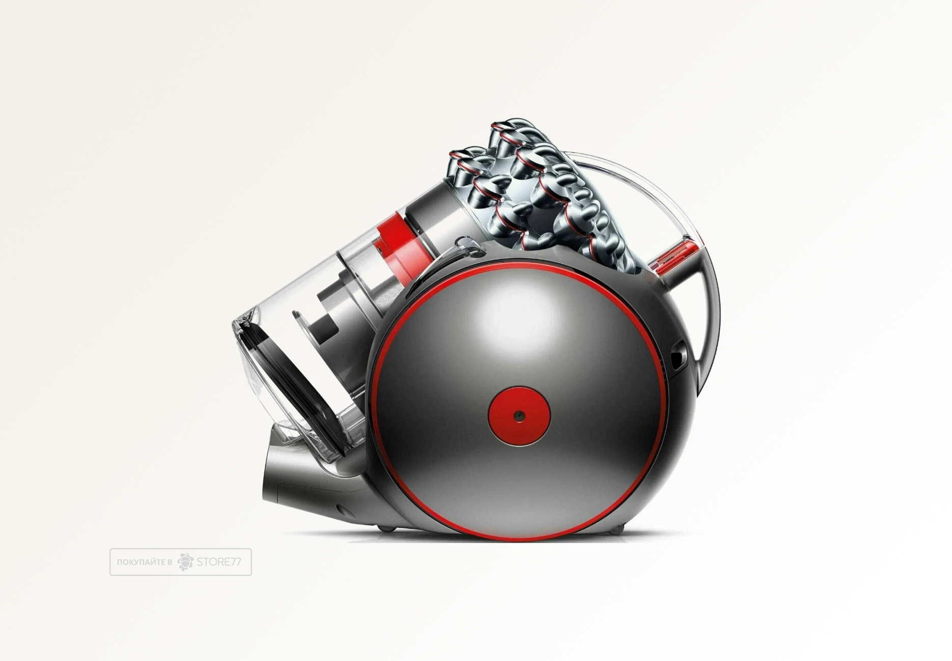 Пылесос Dyson Cinetic Big Ball Absolute 2 (Серый/Красный) Вилка EU