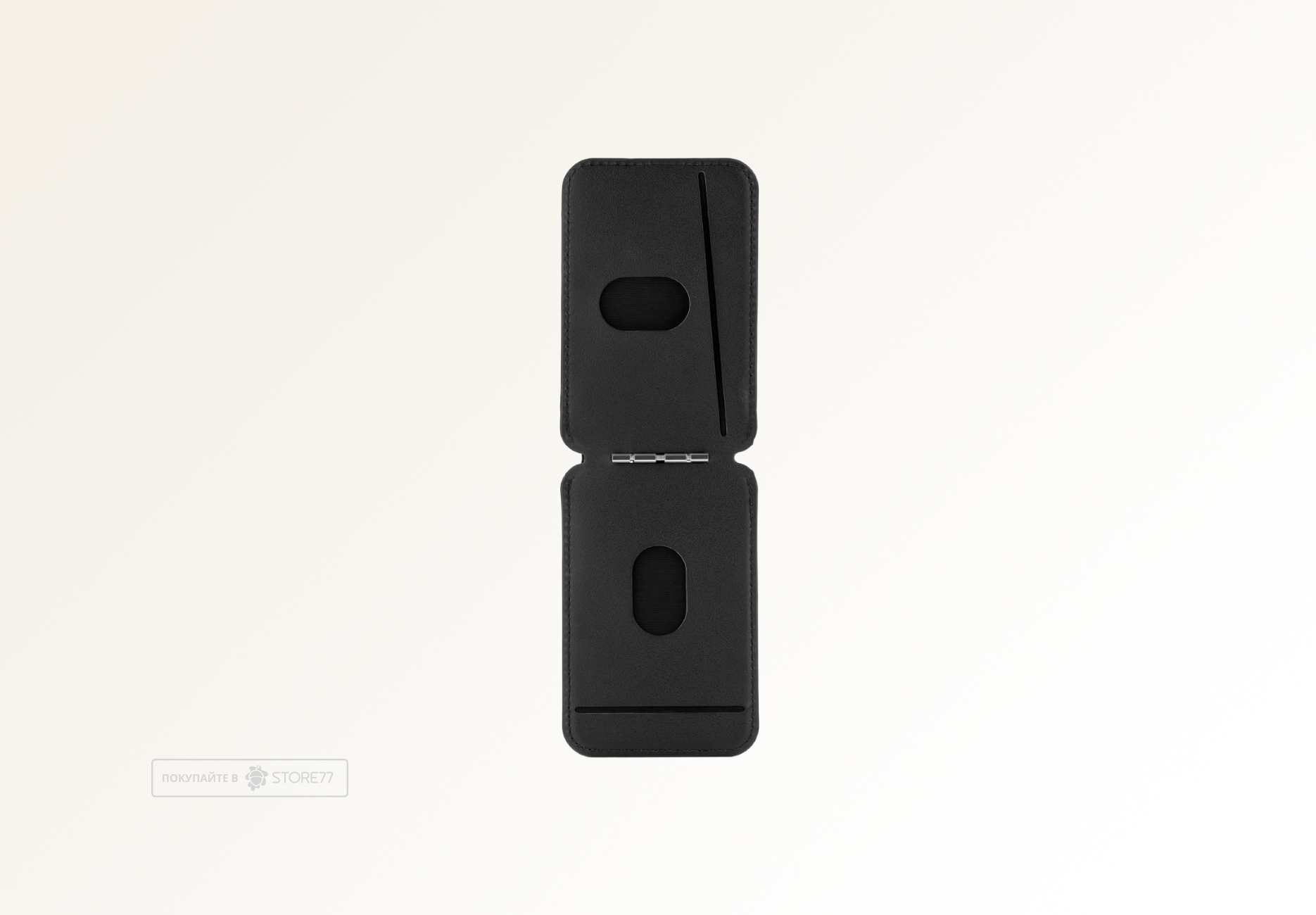 Картхолдер uBear Fold с MagSafe и Find My (Черный)