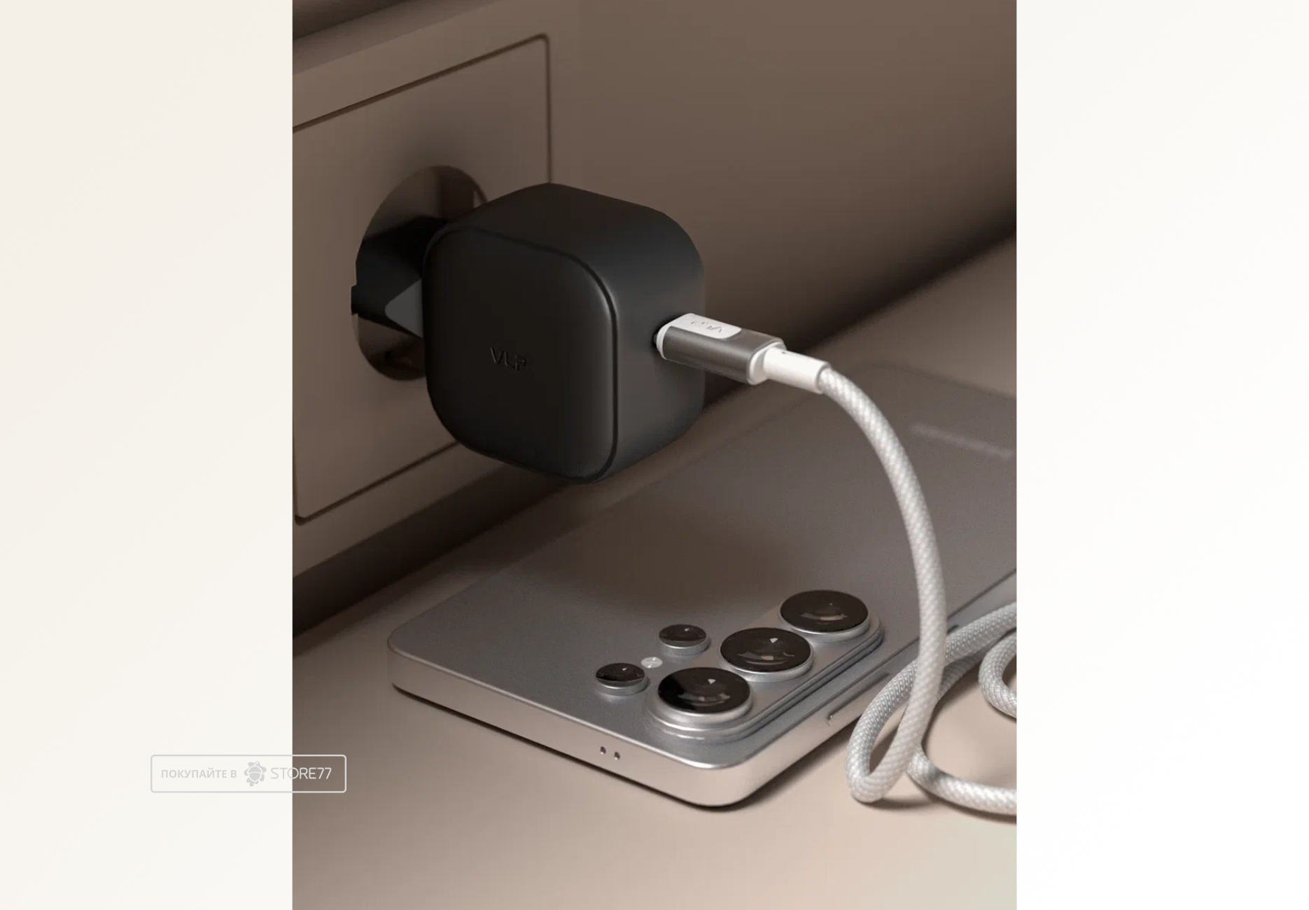 Сетевое зарядное устройство VLP G-Charge 60Вт USB-C (Черное)