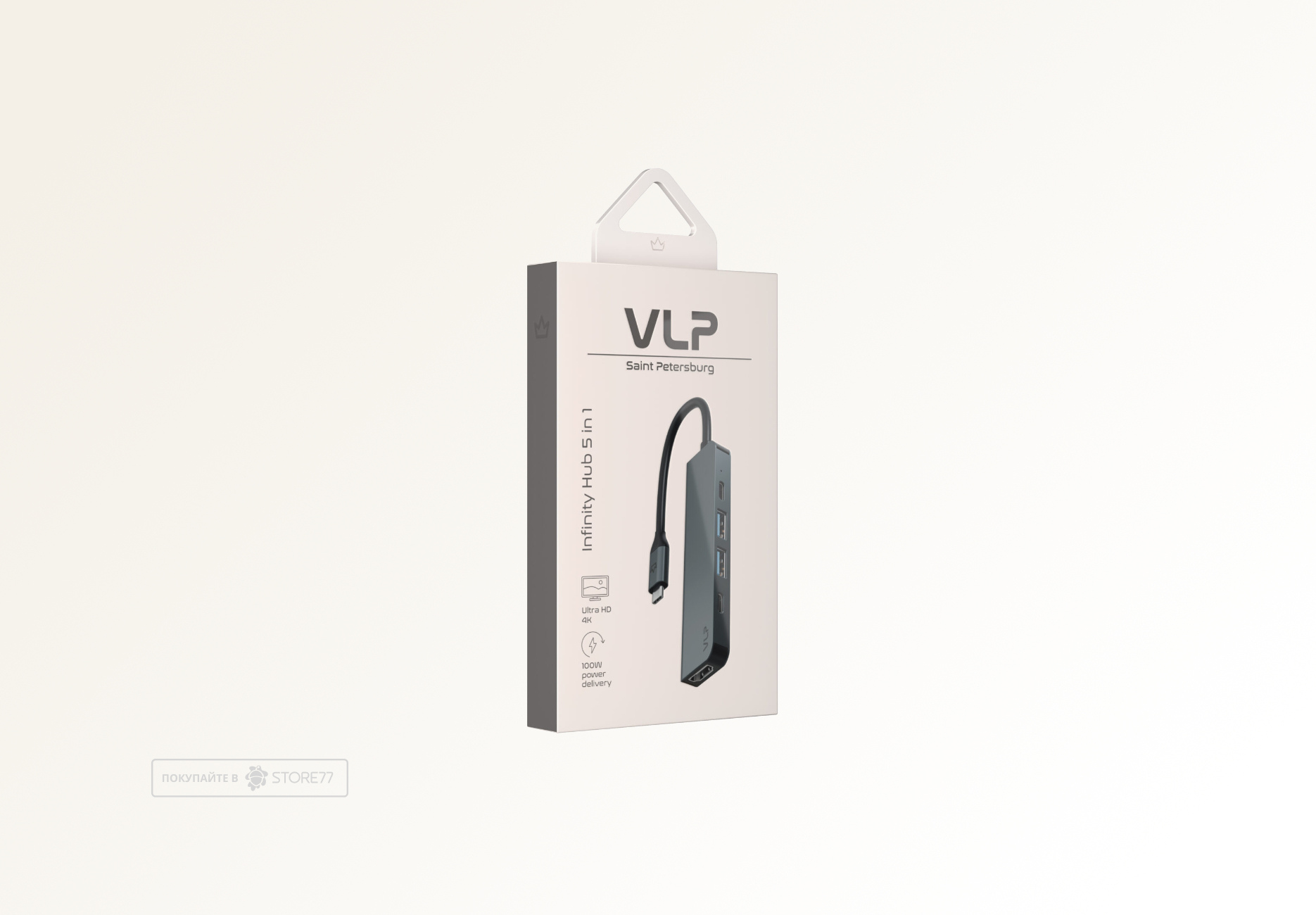 Переходник VLP Infinity USB-C 5-в-1 (Графитовый)