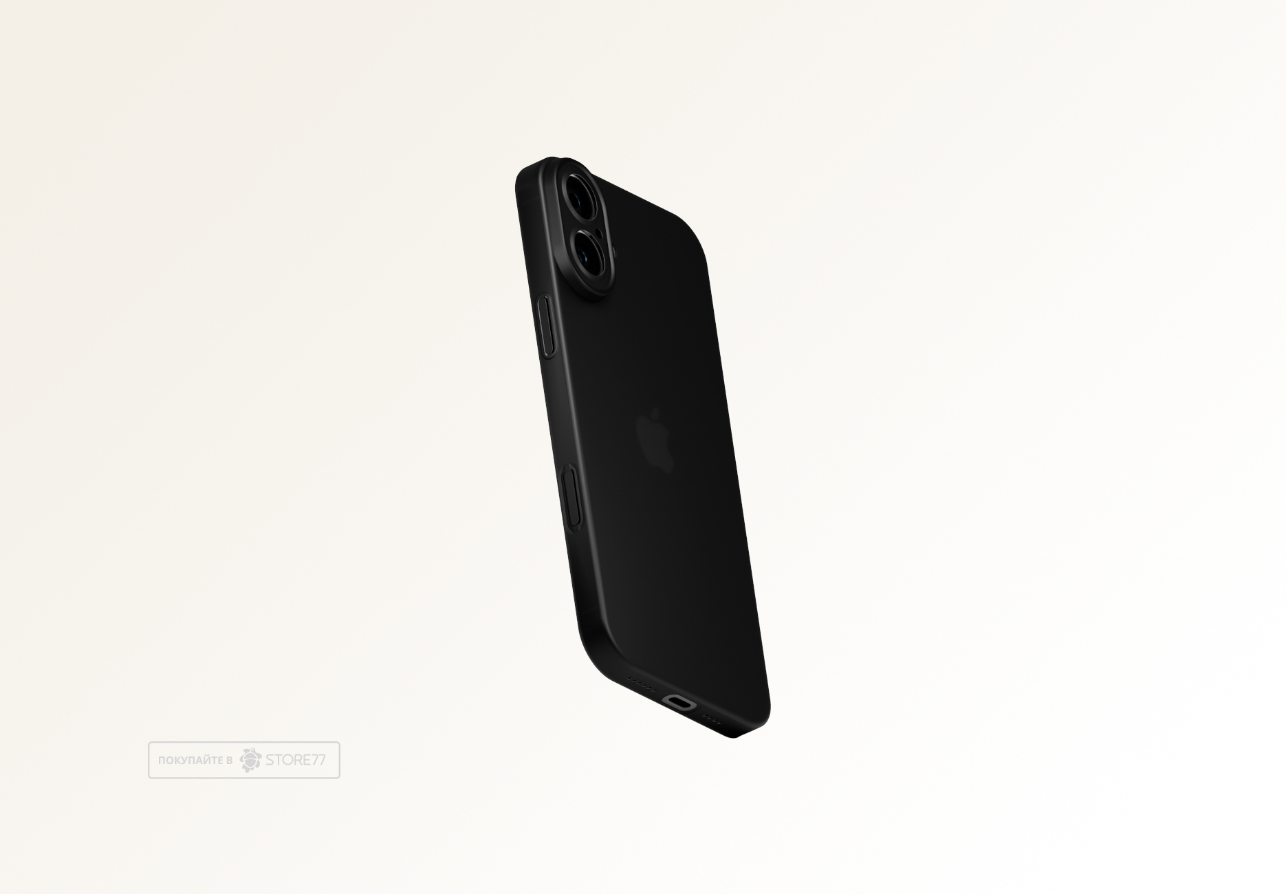 Чехол Gurdini Super Slim для iPhone 17 (Черный)