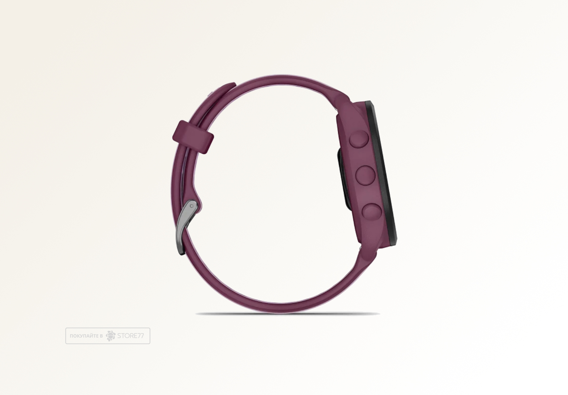 Умные часы Garmin FORERUNNER 165 Music 43 мм, корпус: лиловый (Lilac), с малиновым силиконовым ремешком (Berry)