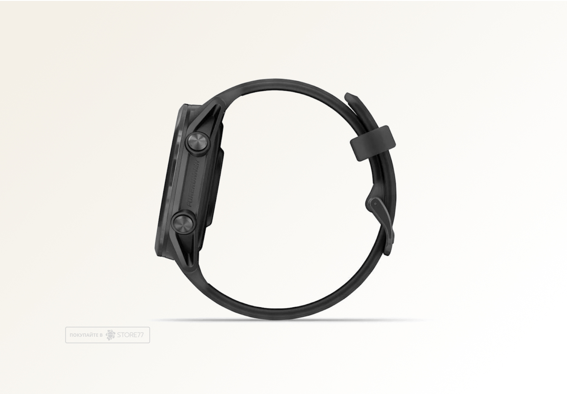 Умные часы Garmin FORERUNNER 570 42 мм, корпус: серый (Slate Gray), с черным силиконовым ремешком